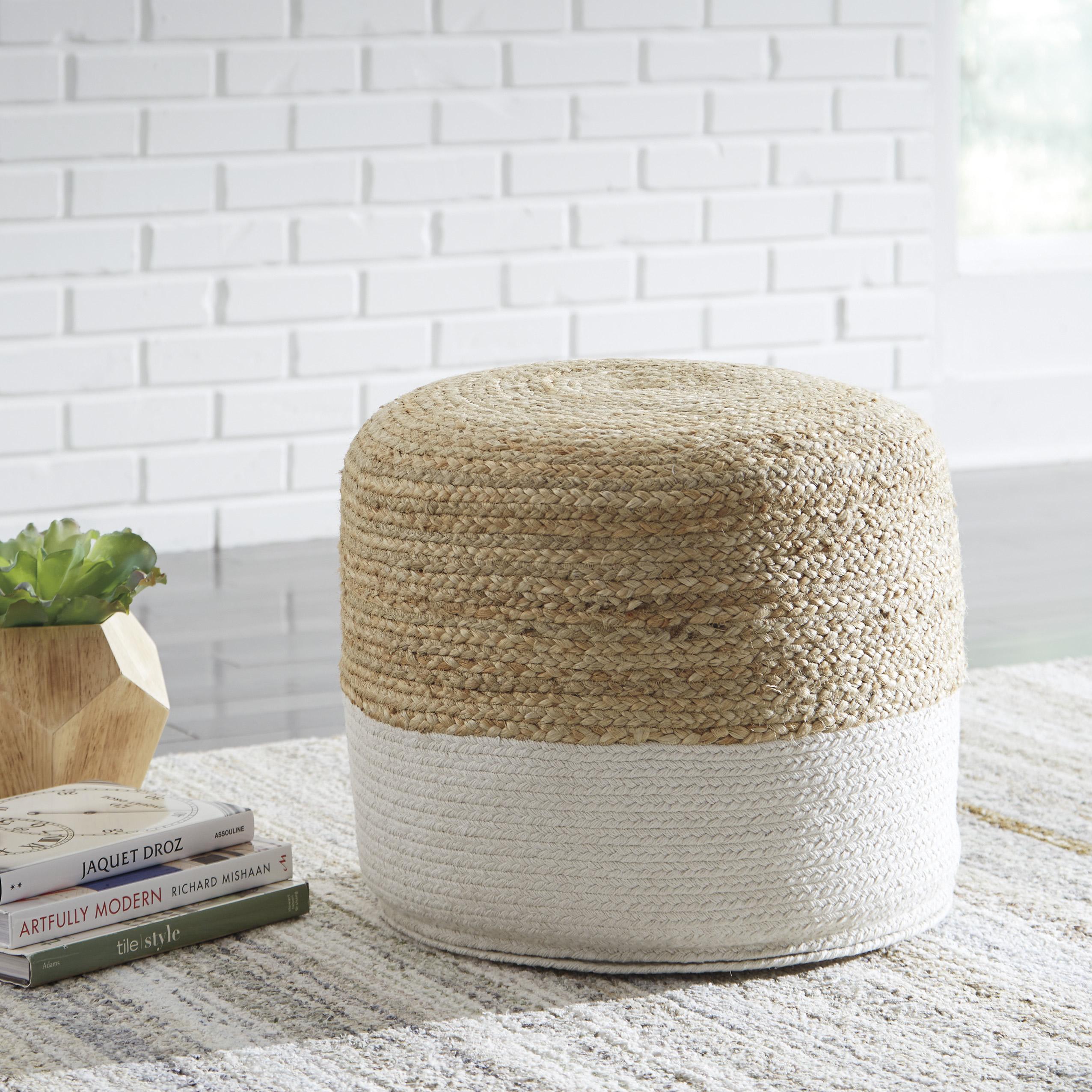Signature Design by Ashley Sweed Valley A1000420 Pouf - Image 2