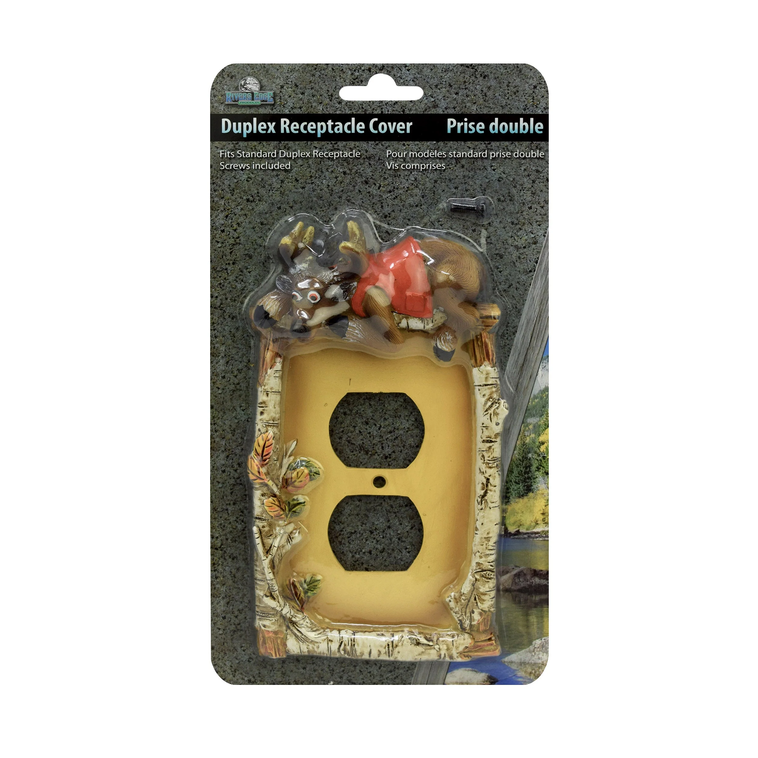 Receptacle Cover-Cute Deer - Image 2