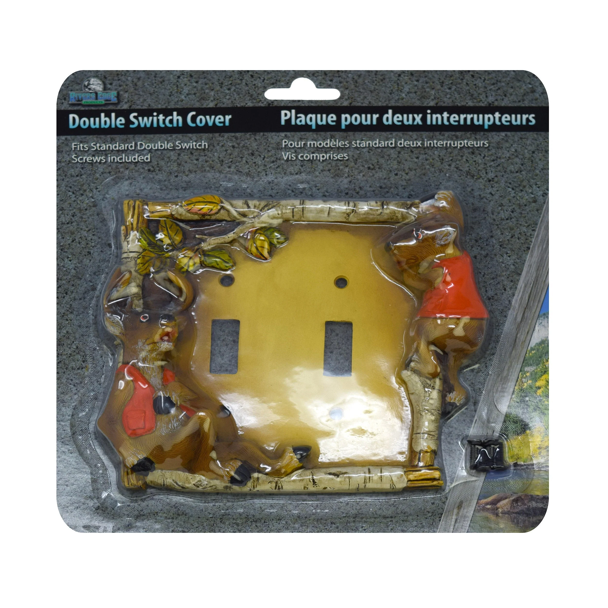 Double Switch Plate Cover-Cute Deer - Image 2