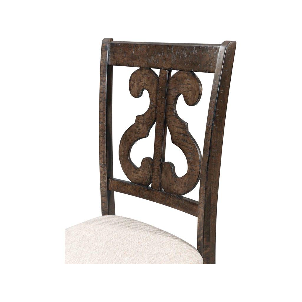 Elements International Stone Dining Chair DST150SC - Image 3