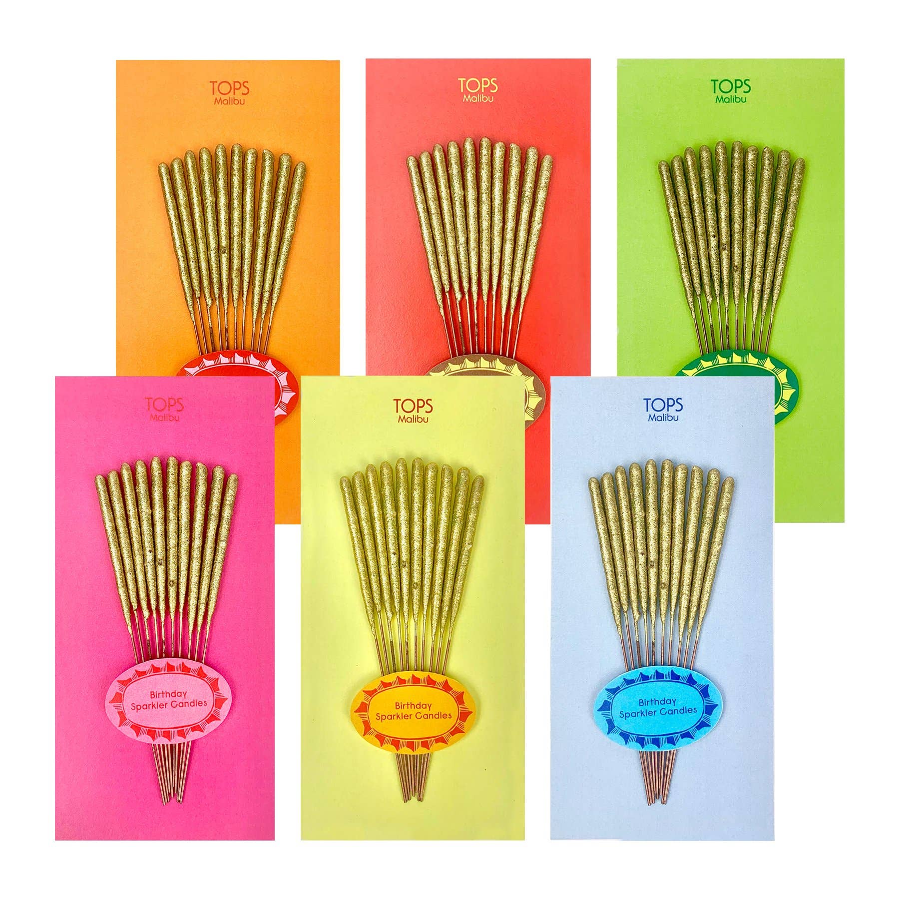 Mini Birthday Sparkler Candles - Assortment of Colors - Image 1