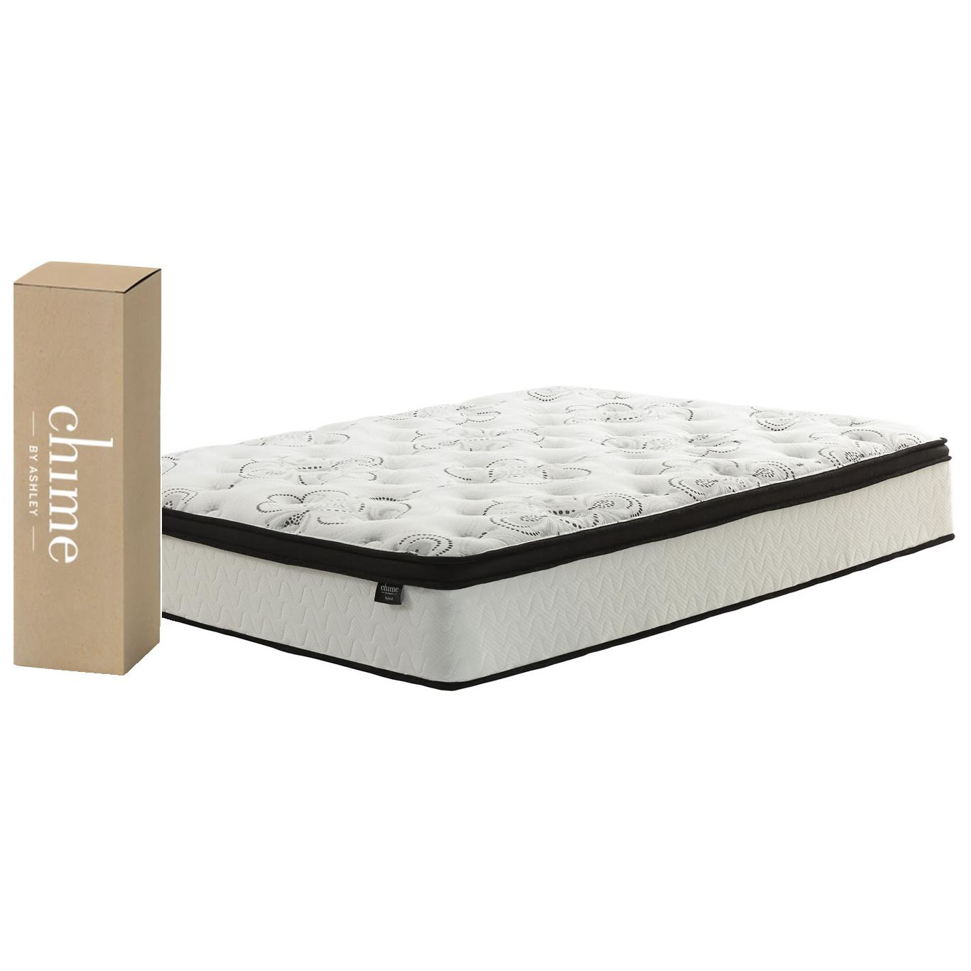 Sierra Sleep Chime 12 Inch Hybrid M69711 Twin Mattress - Image 1