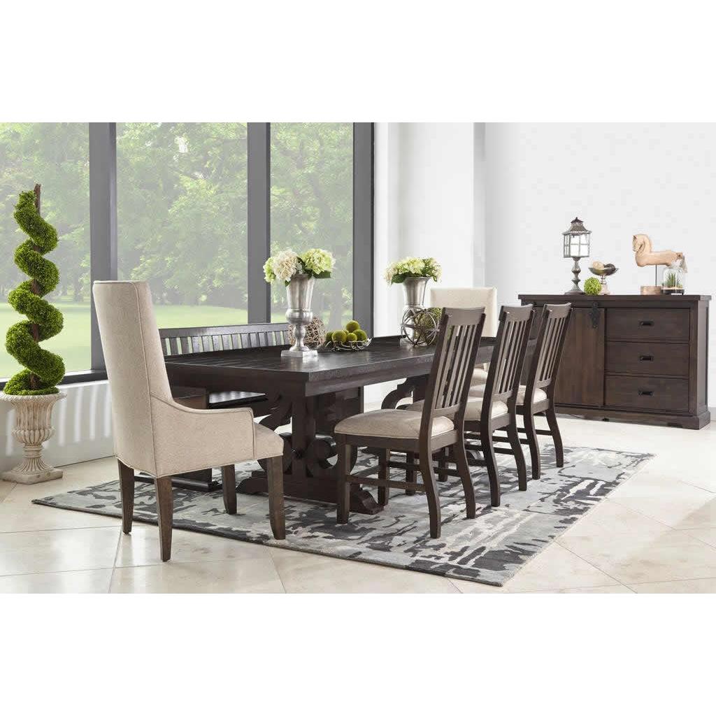 Elements International Stone Arm Chair DST100PC - Image 2