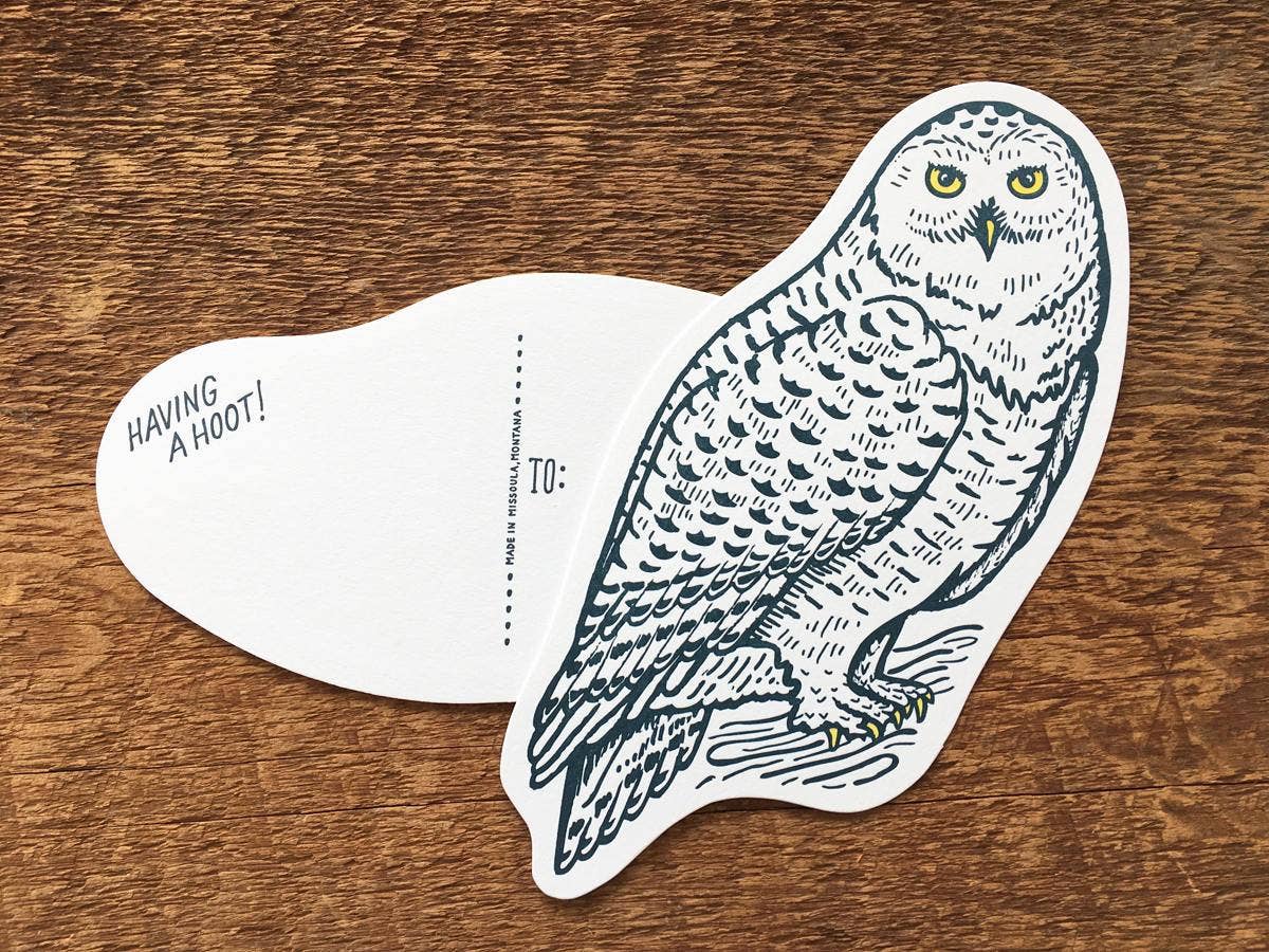 Snowy Owl Postcard - Image 3