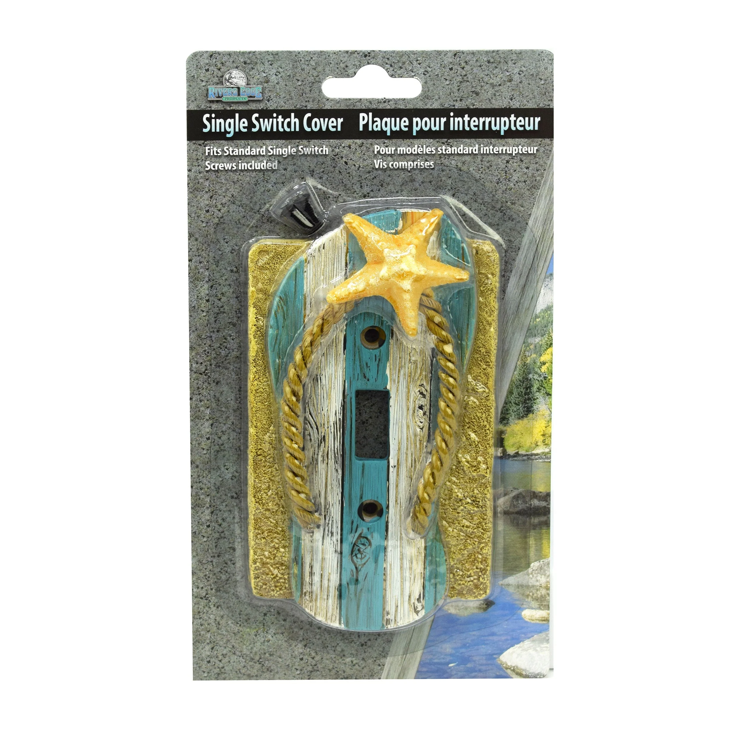 Electrical Cover Plate Single Switch-Beach - Image 2