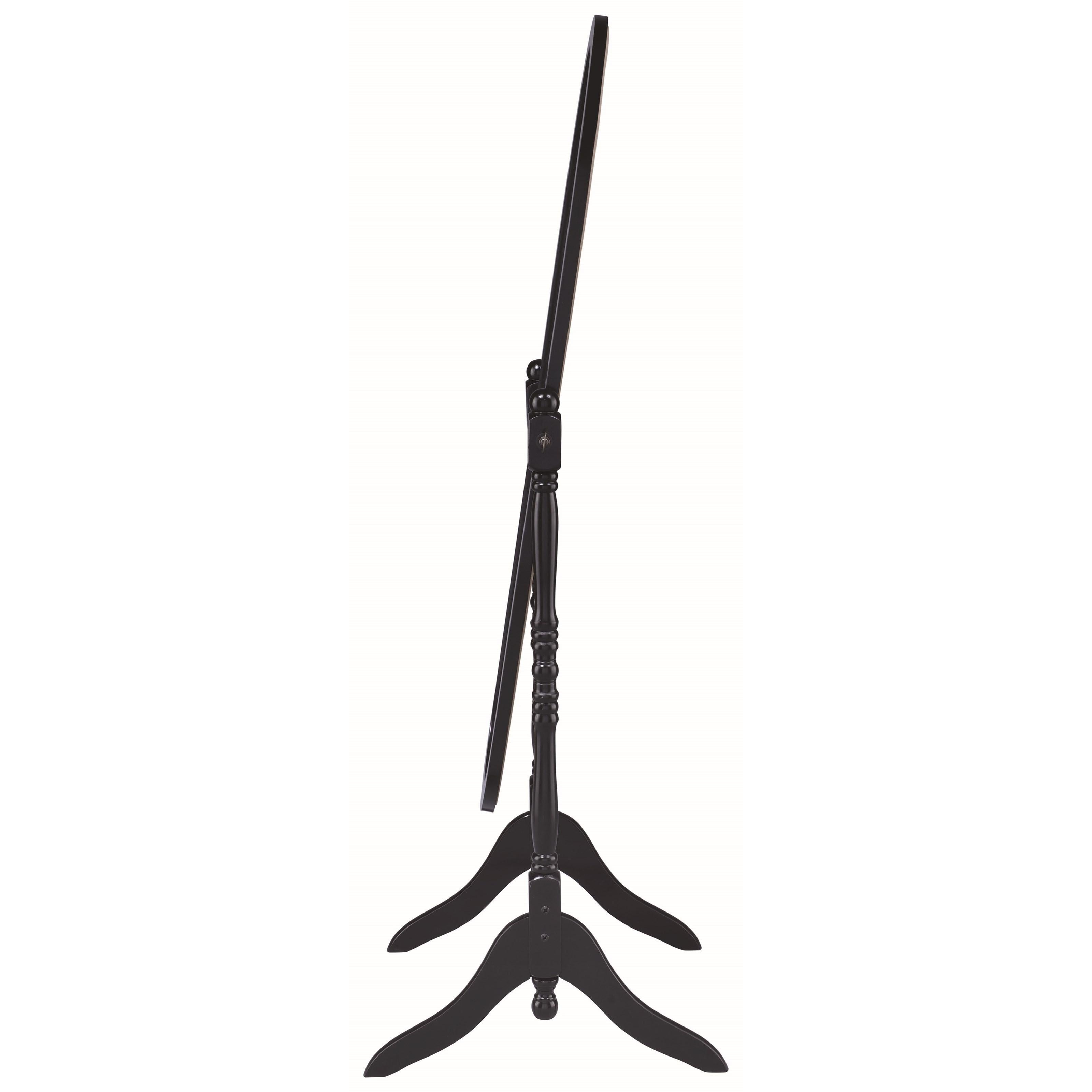 Coaster Furniture Foyet 950803 Wood Adjustable Full Length Cheval Mirror - Black - Image 3