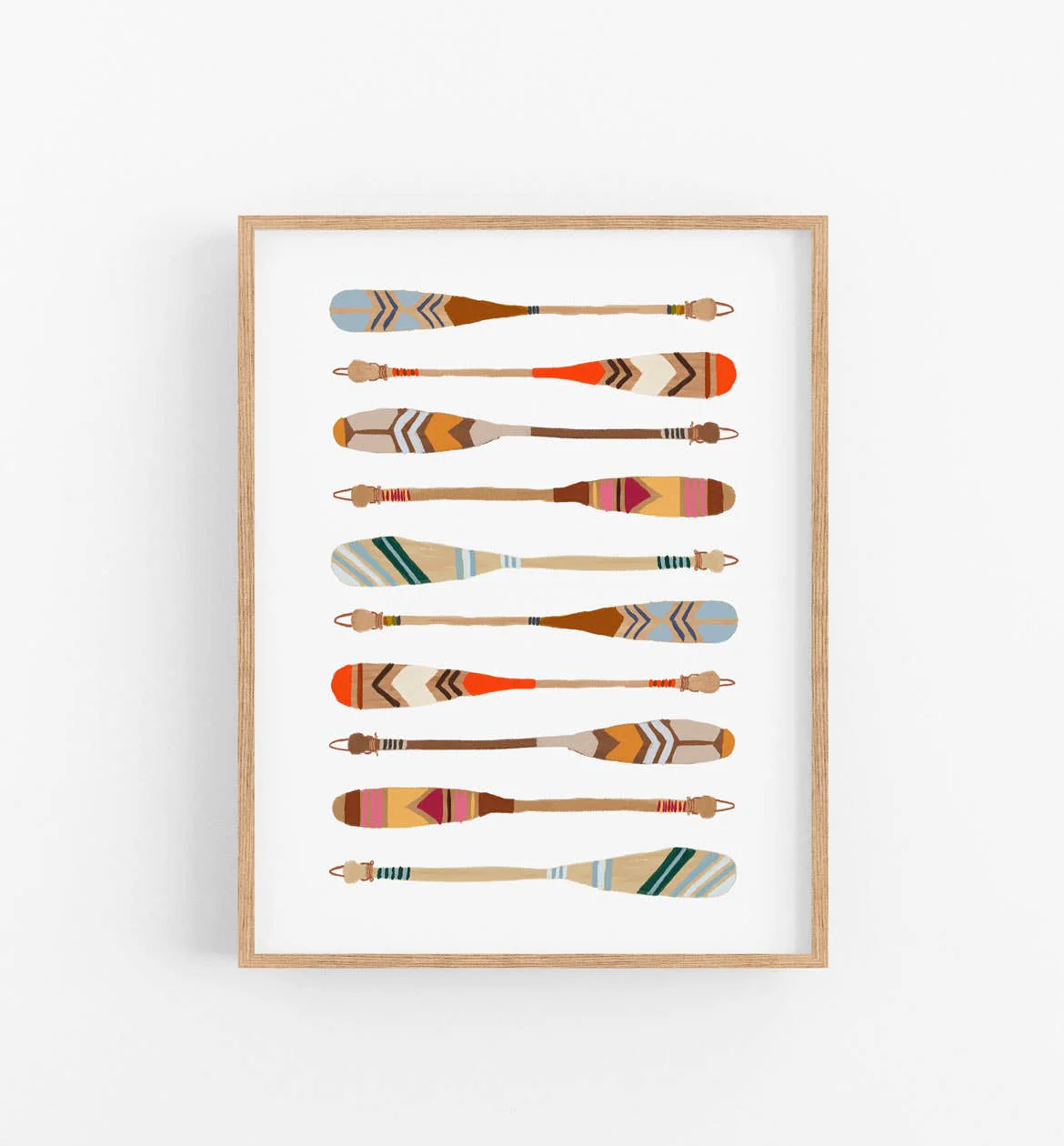 Paddles Art Print - Image 1