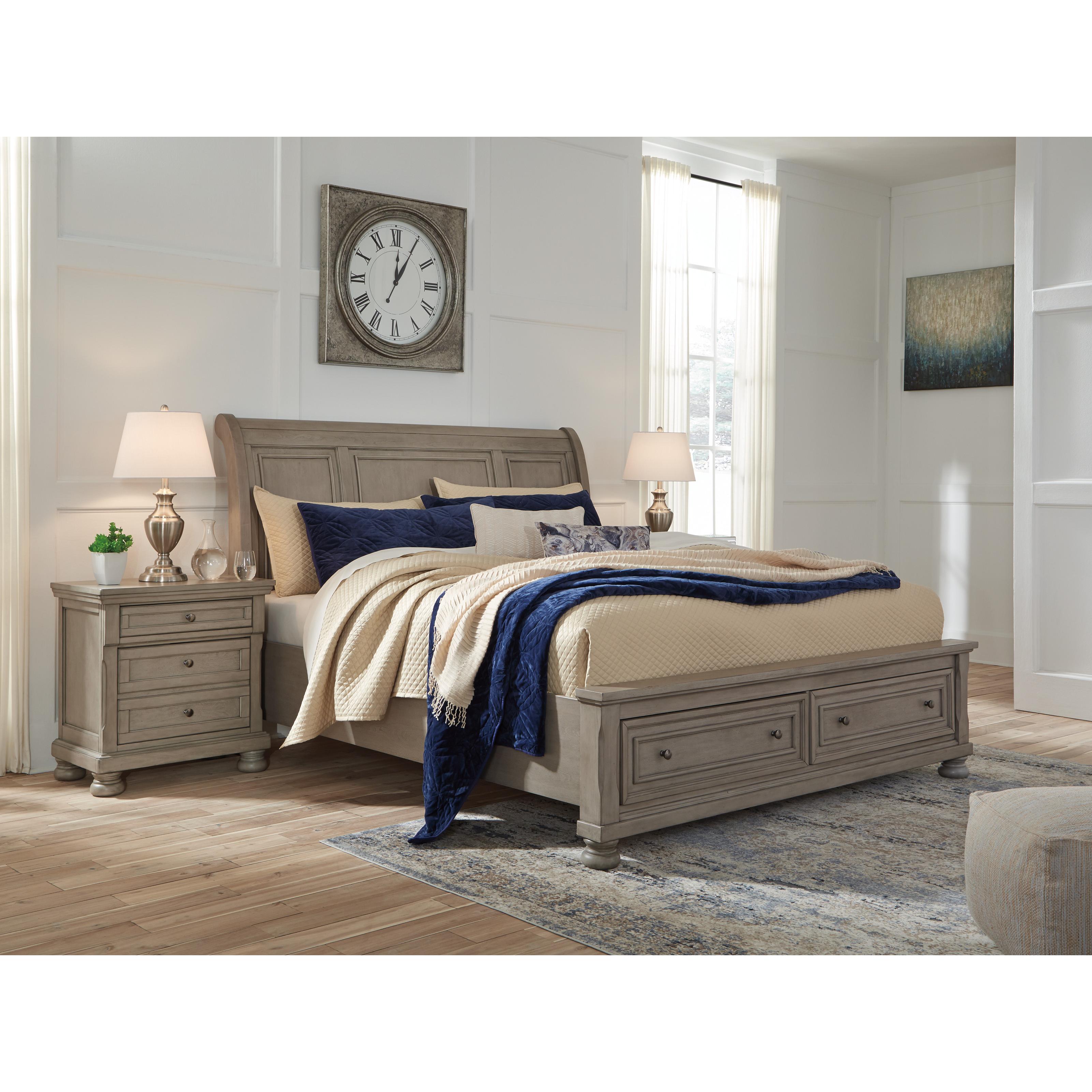 Signature Design by Ashley Lettner California King Sleigh Bed with Storage B733-78/B733-76/B733-95 - Image 3