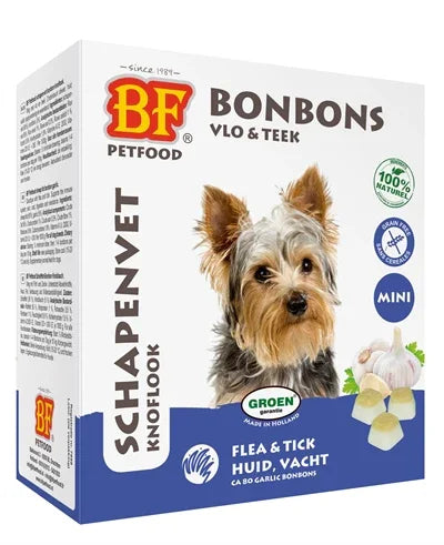 Bf Petfood Sheep Fat Mini Bonbons Garlic