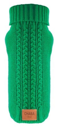 Chaba Golf Wear 2XL zielony - ciepły sweter z wysokim kołnierzem - Image 1