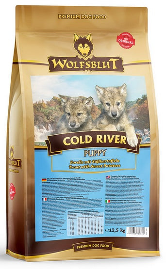 Wolfsblut Cold River Puppy 12,5 kg – bezzbożowa karma rybna dla szczeniąt (pstrąg i łosoś) - Image 3