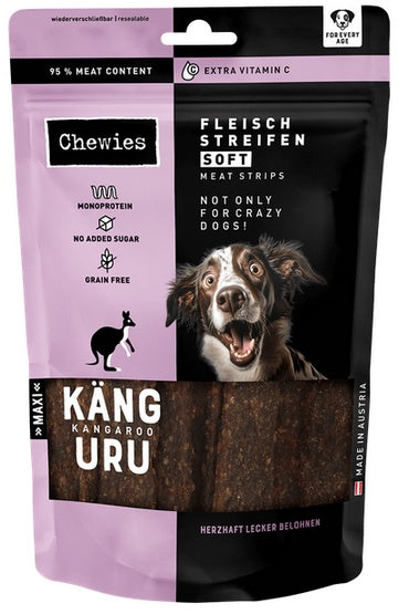 Chewies Meat Strips Soft Maxi Kangur 150g - Image 1