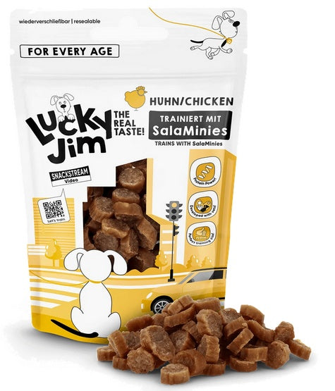Lucky jim salaminies – małe treningowe kąski z kurczakiem – 70 g