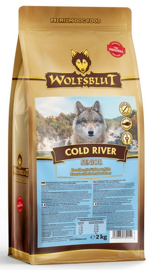 Wolfsblut cold river senior - bezzbożowa receptura z pstrągiem i batatami - Image 1