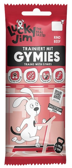 Lucky jim gymies - miękki treningowy przysmak z wołowiną - 75 g - Image 2