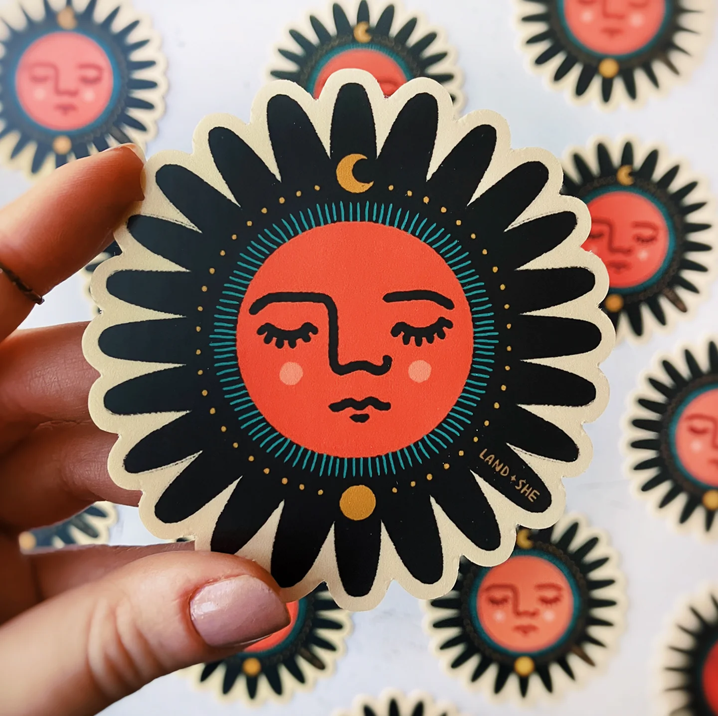 Sunflower Mama Sticker - Image 1
