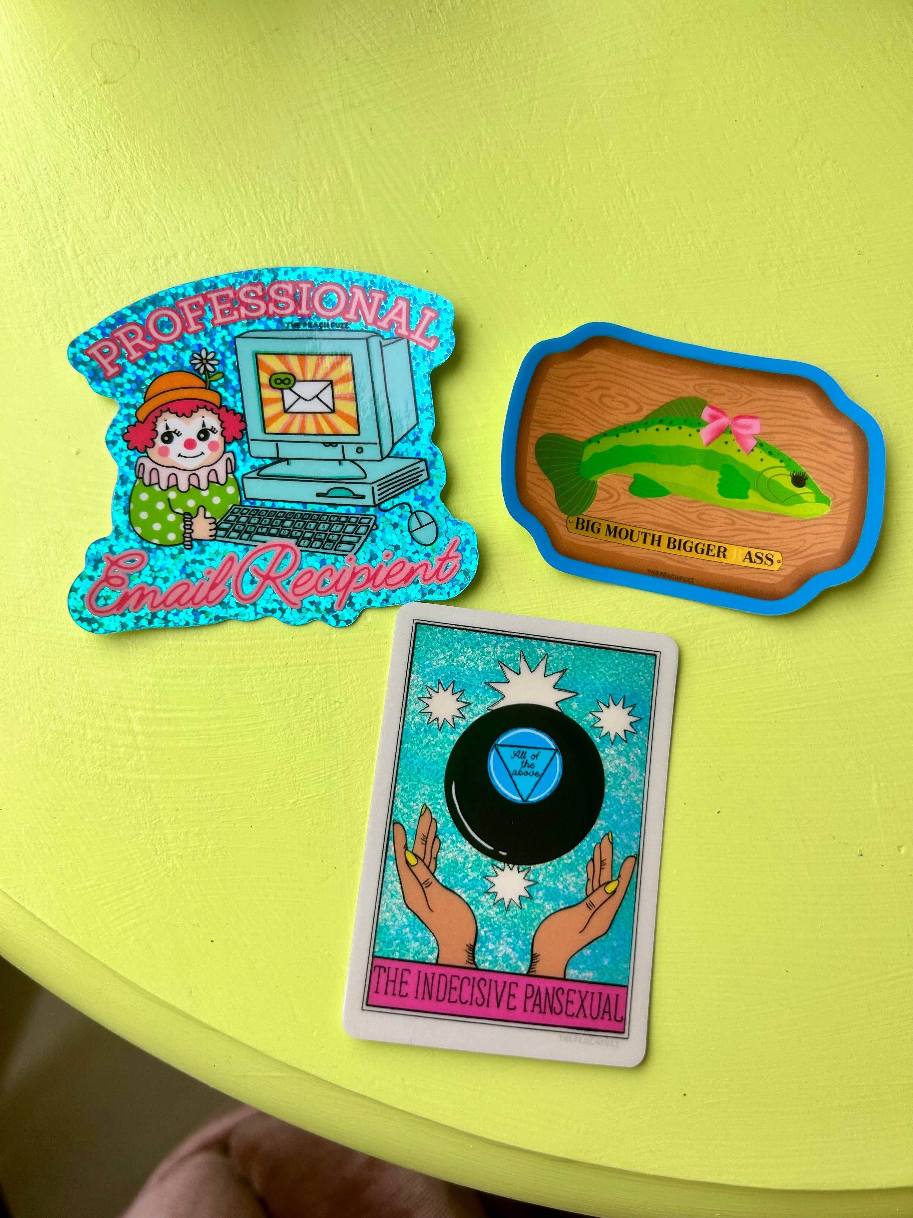 Professional Email Recipient Glitter Sticker - Image 2