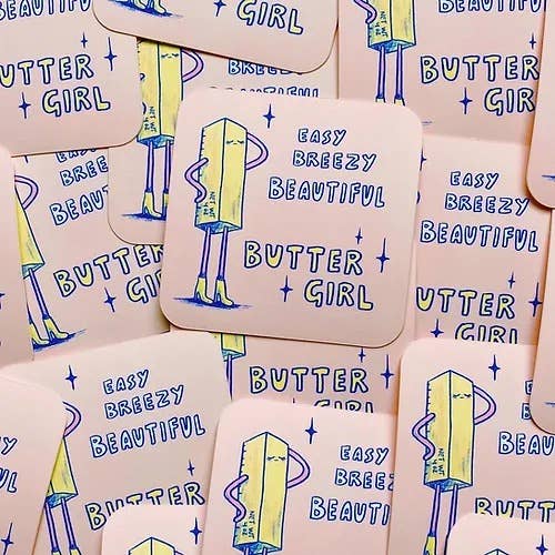 Sticker - butter girl - Image 2
