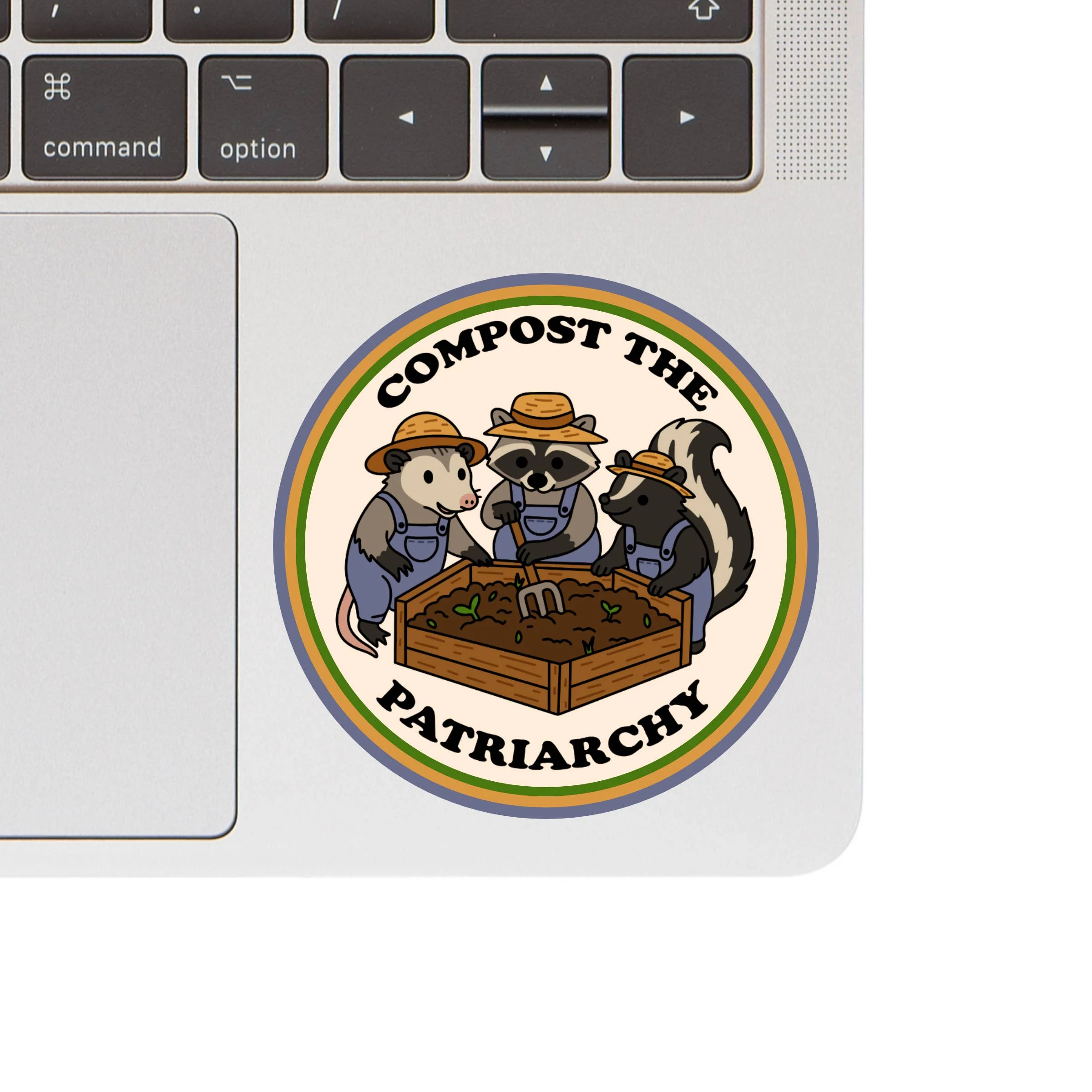 Animal Patriarchy Funny Rights High Quality Vinyl Sticker - Image 2