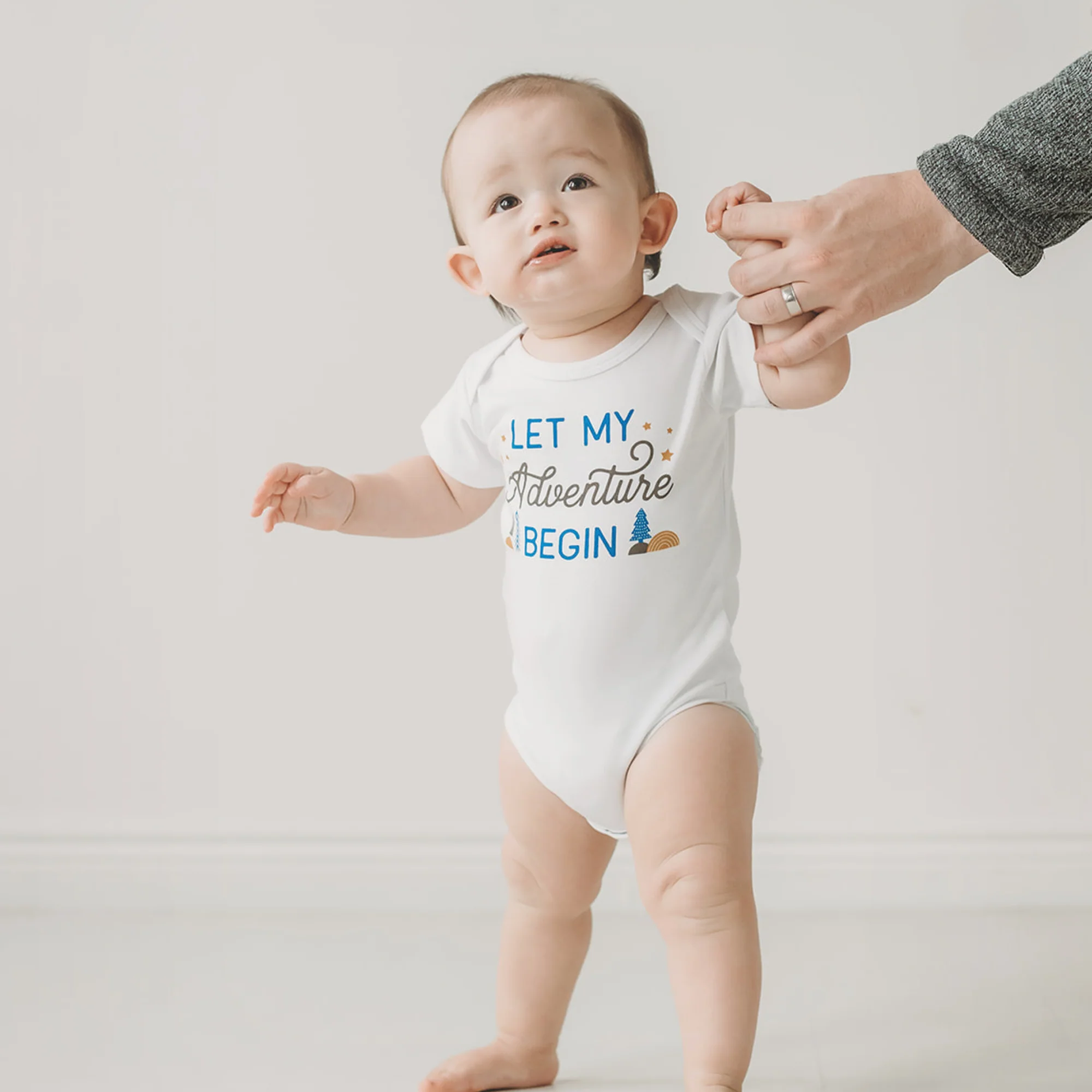 Let my Adventure Begin Baby onesie, Baby Bodysuit, And Though She Be But Little, She is Fierce baby onesie, Baby Clothing - Image 2
