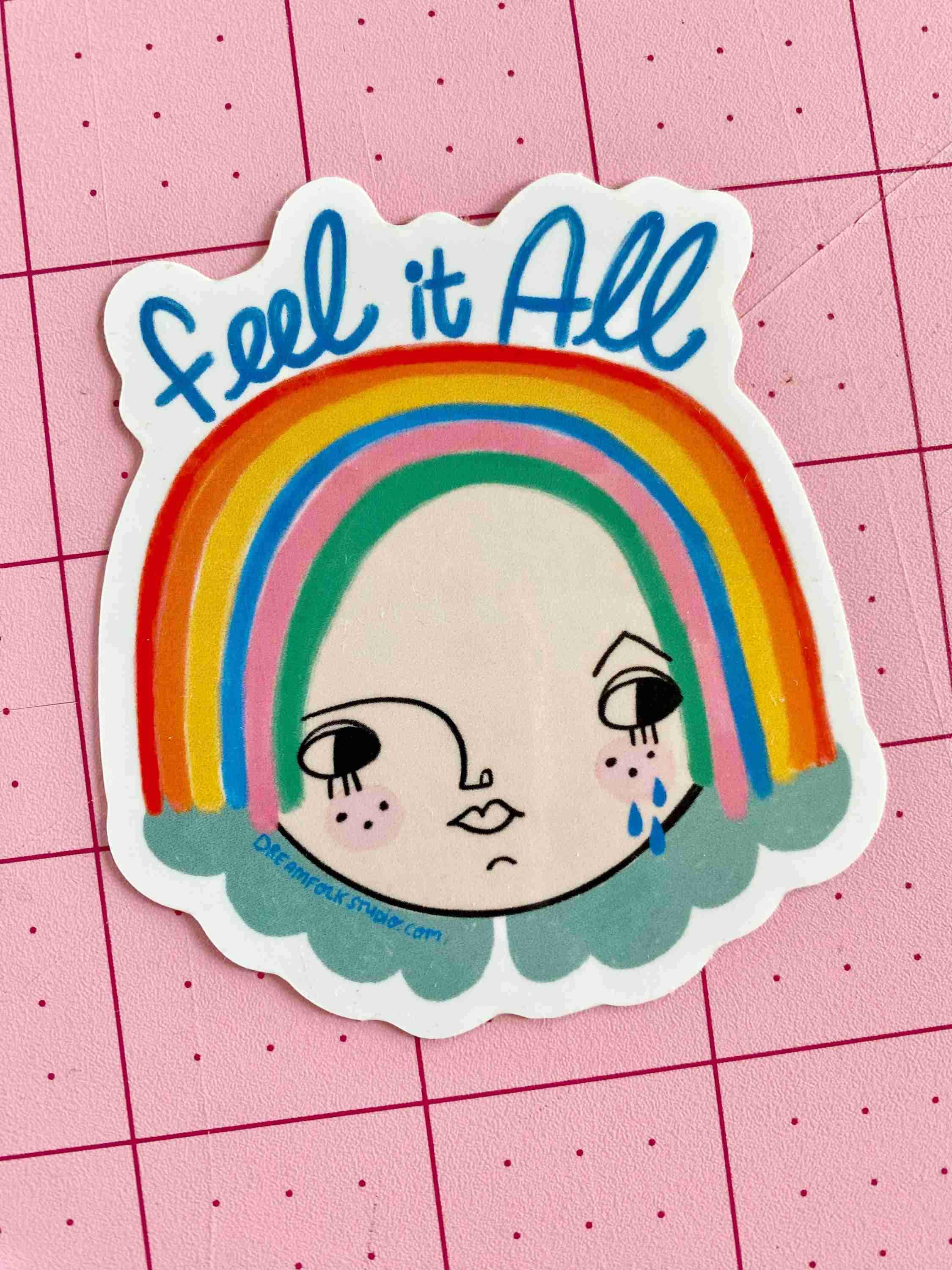 Feel It All Sticker - Feelings/Self Love/Mental Health - Image 1