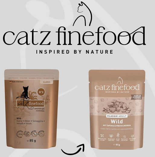Catz Finefood Classic N.09 Dziczyzna saszetka 85g - Image 3