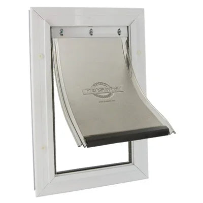 Petsafe Pet Door, Up to 45 kg, Aluminum, White