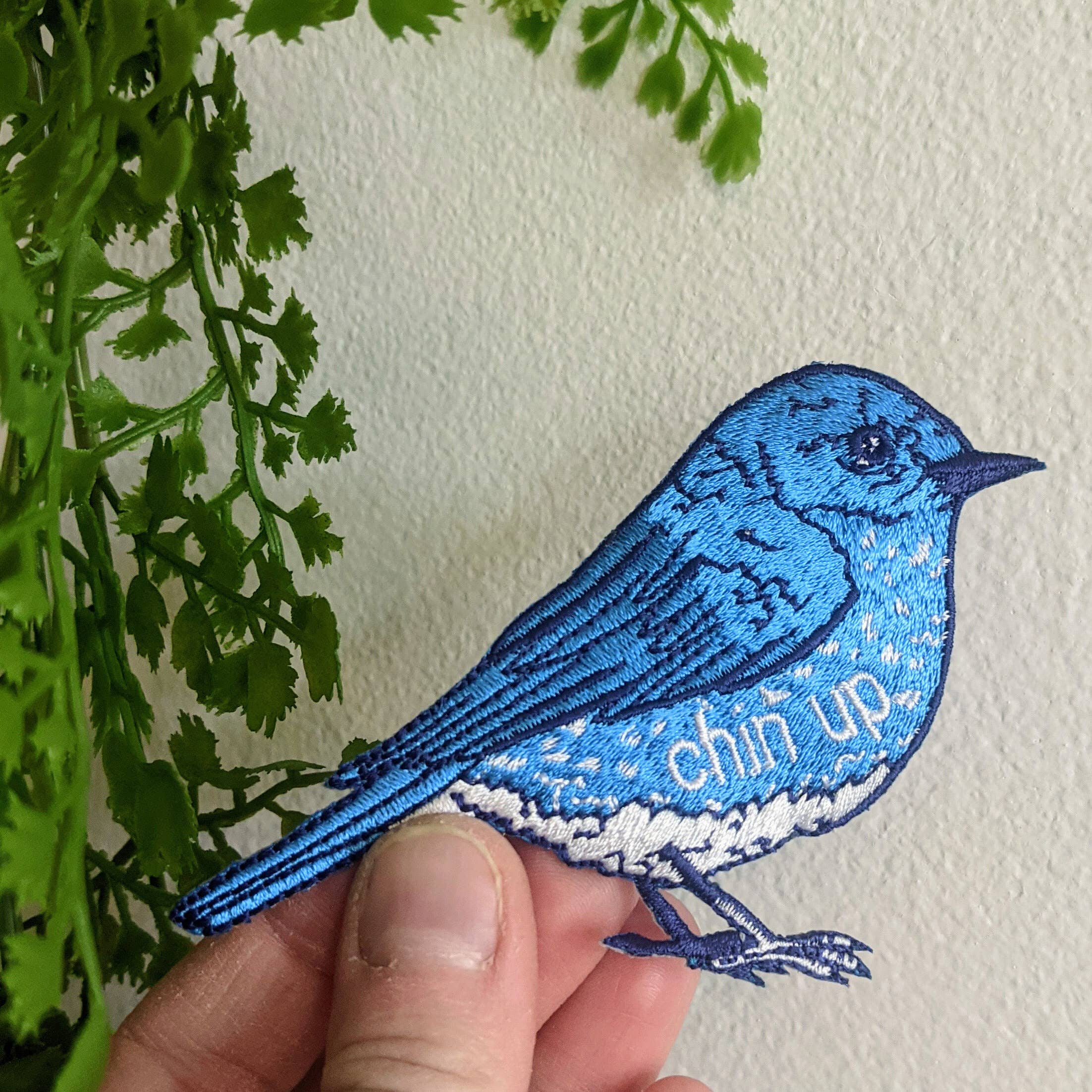 Patch | chin up bluebird - Image 1