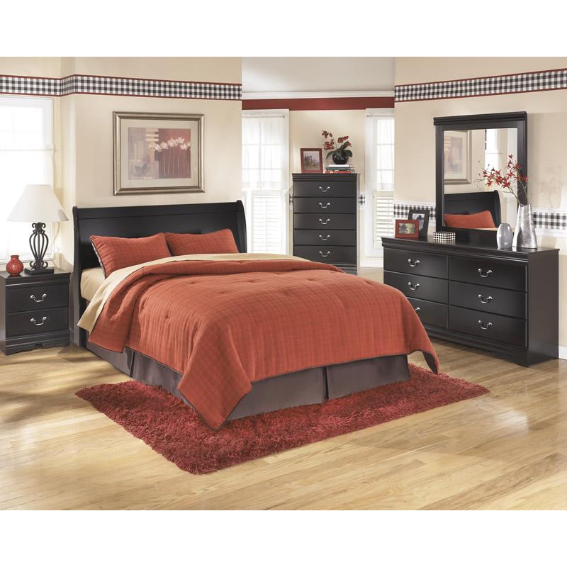 Signature Design by Ashley Huey Vineyard B128 5 pc Queen Sleigh Bedroom Set - Image 1