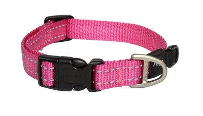 Rogz For Dogs Snake Collar Pink - for dogs from 12-22 kg - Size M - Image 1