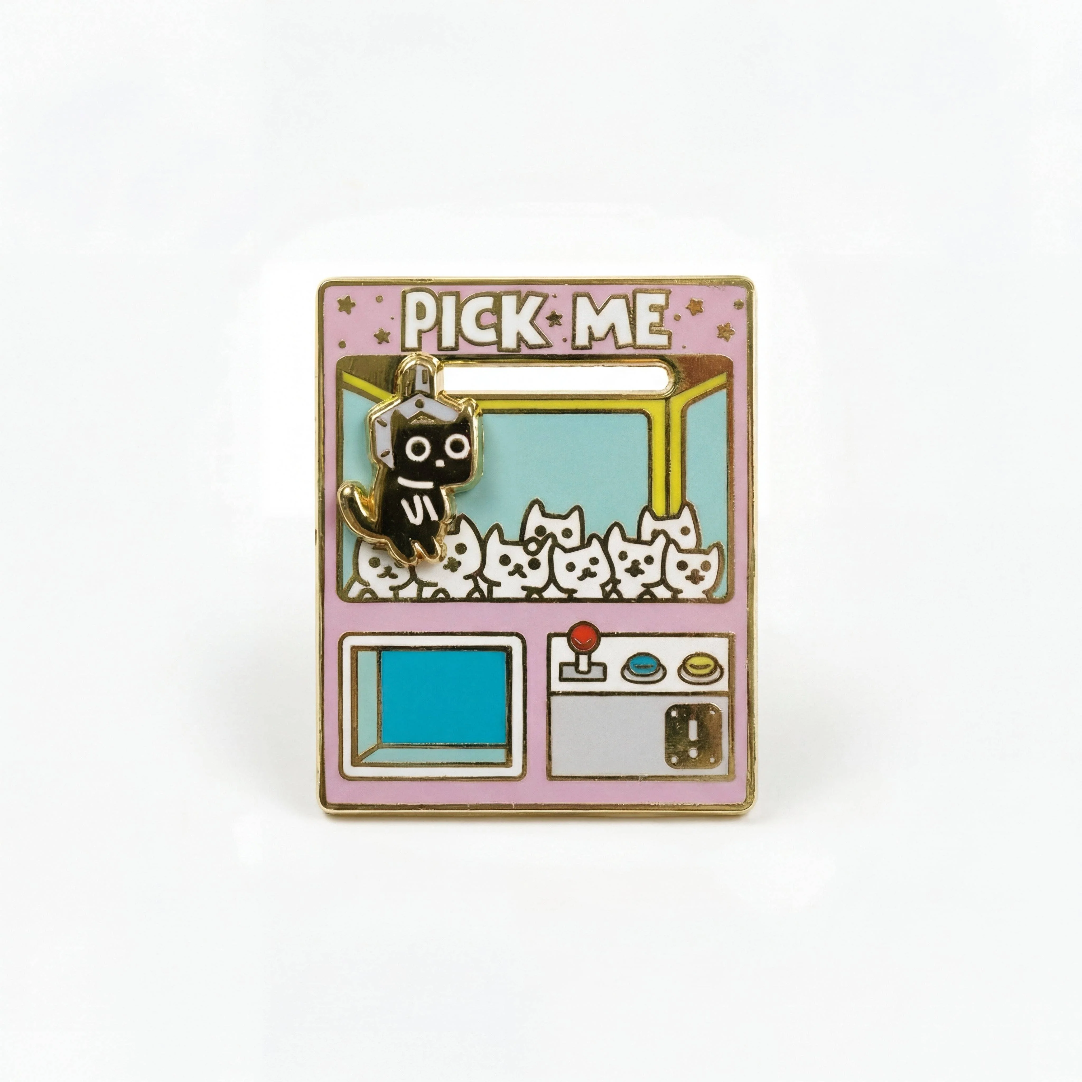 Pick Me Claw Machine Deluxe Pin