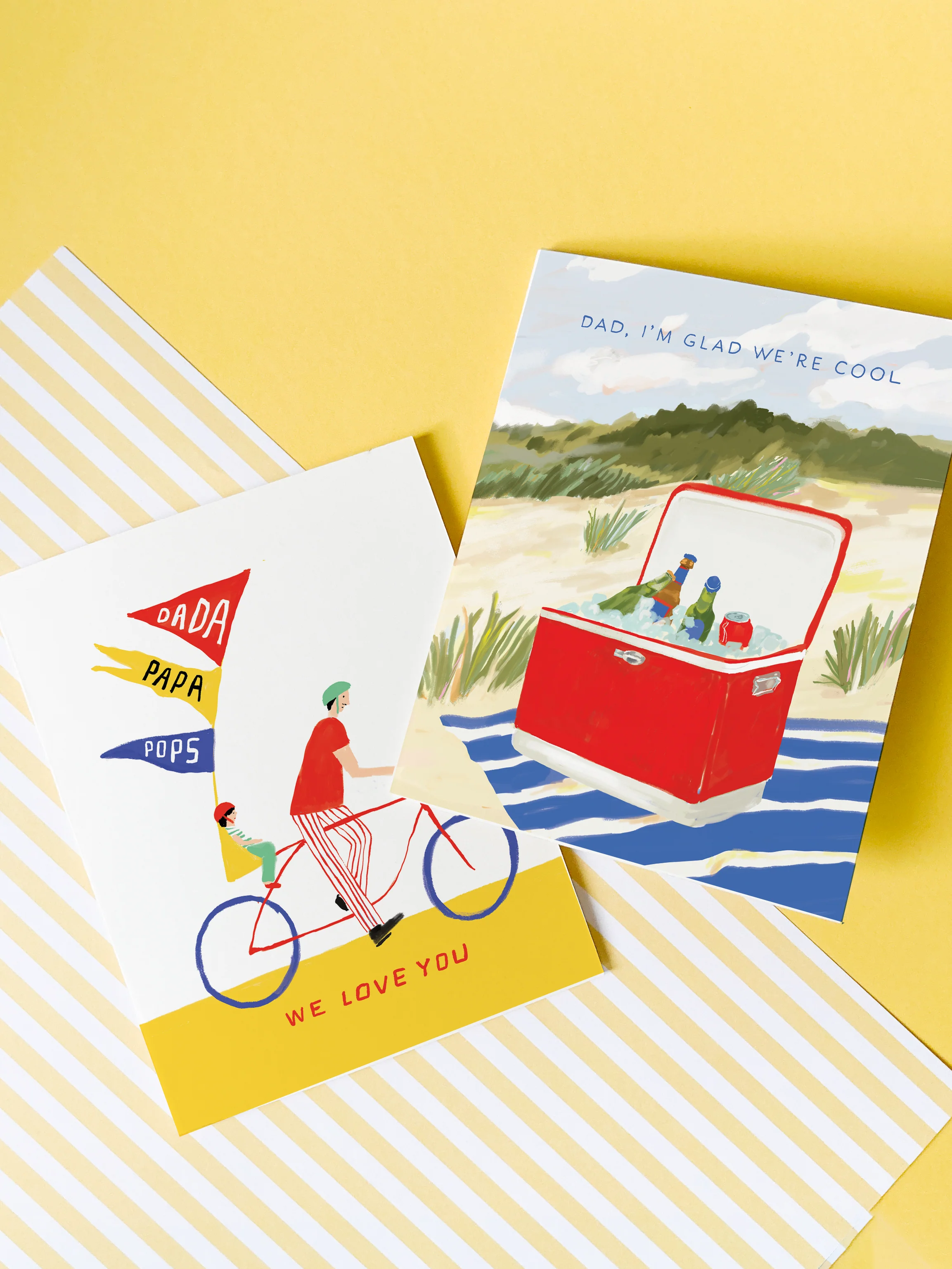 Bike Dad – Father’s Day Dad Card | Bicycle Dad Greeting Card - Image 3