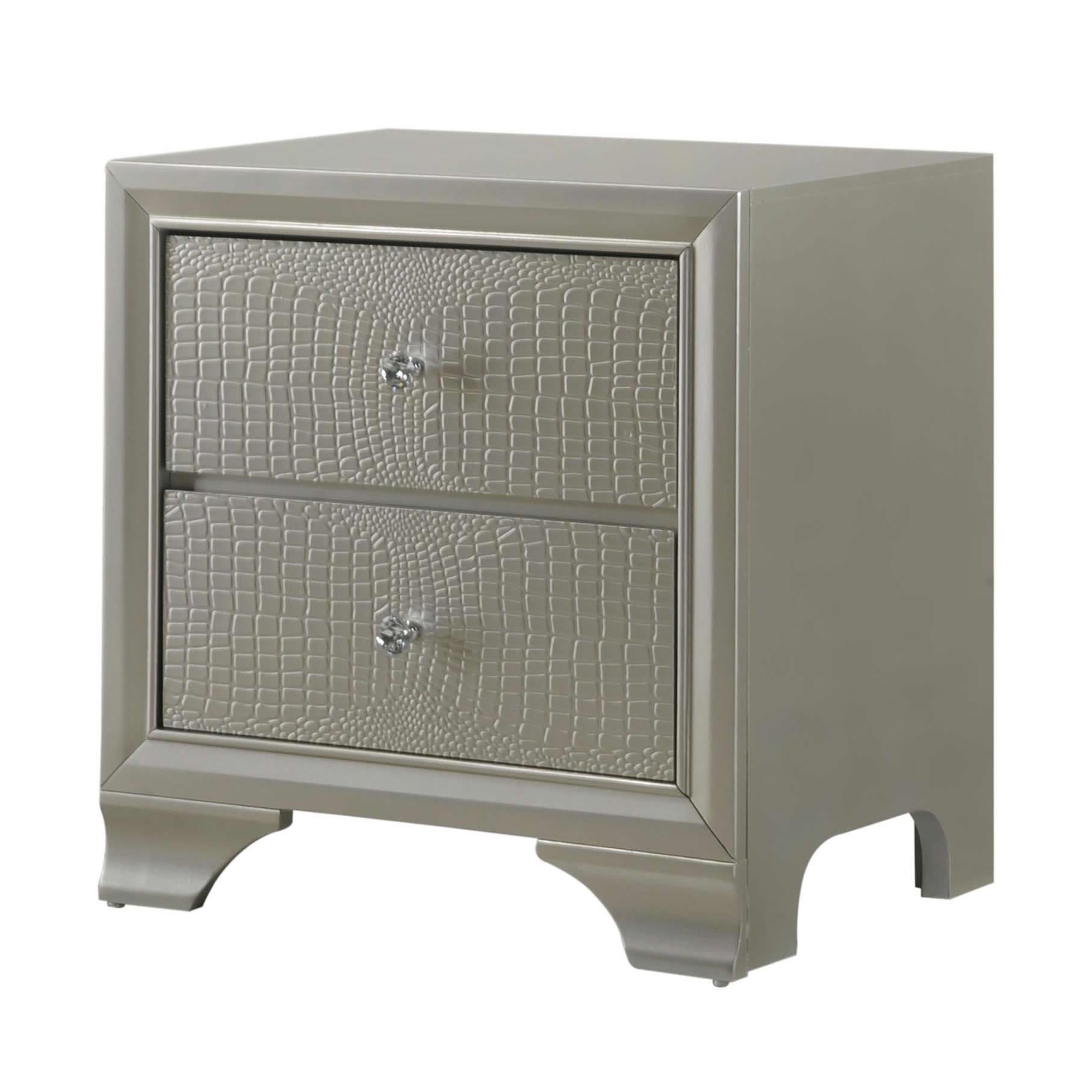 Crown Mark Lyssa 2-Drawer Nightstand B4300-2 - Image 2