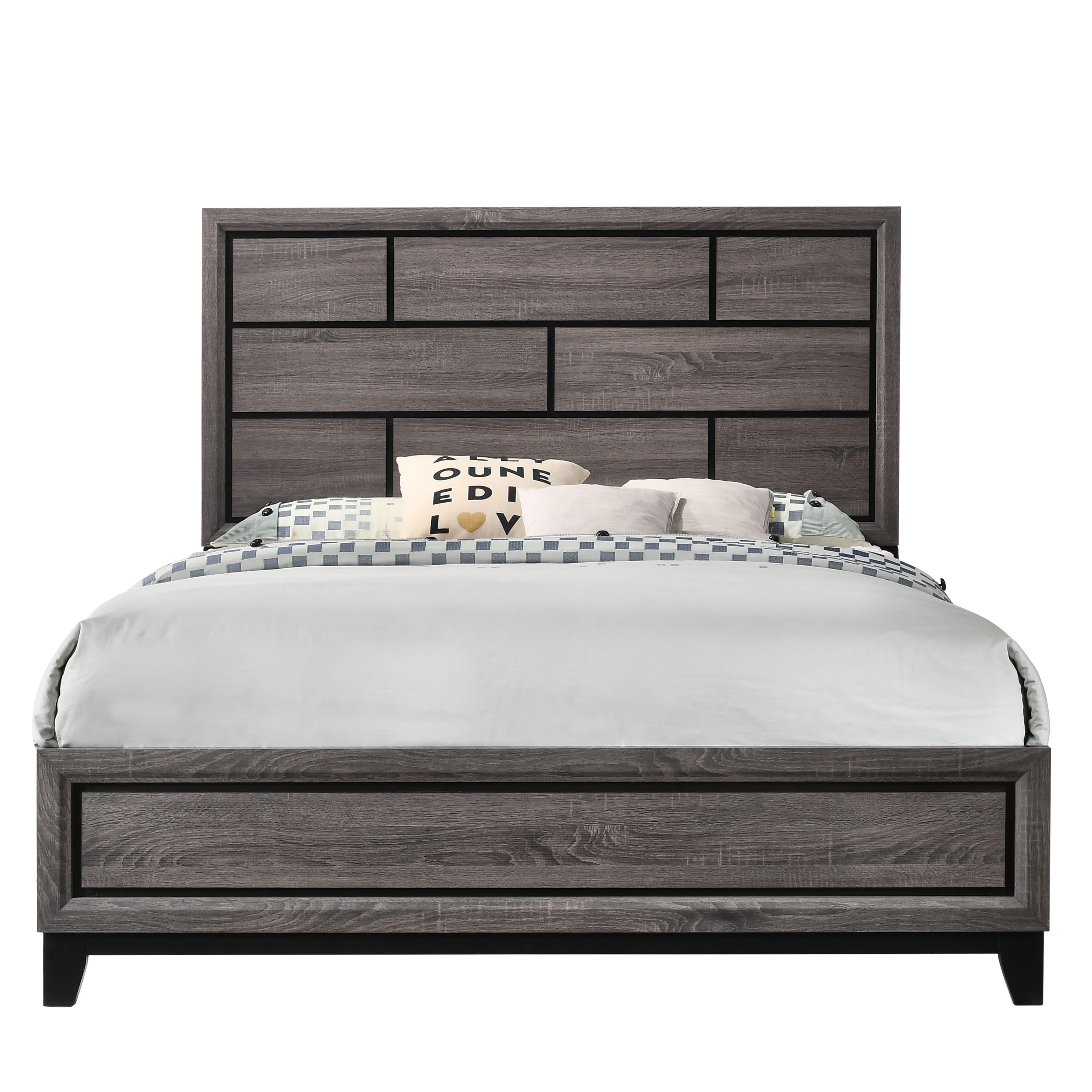 Crown Mark Akerson Queen Panel Bed B4620-Q-HBFB/B4620-KQ-RAIL - Image 1