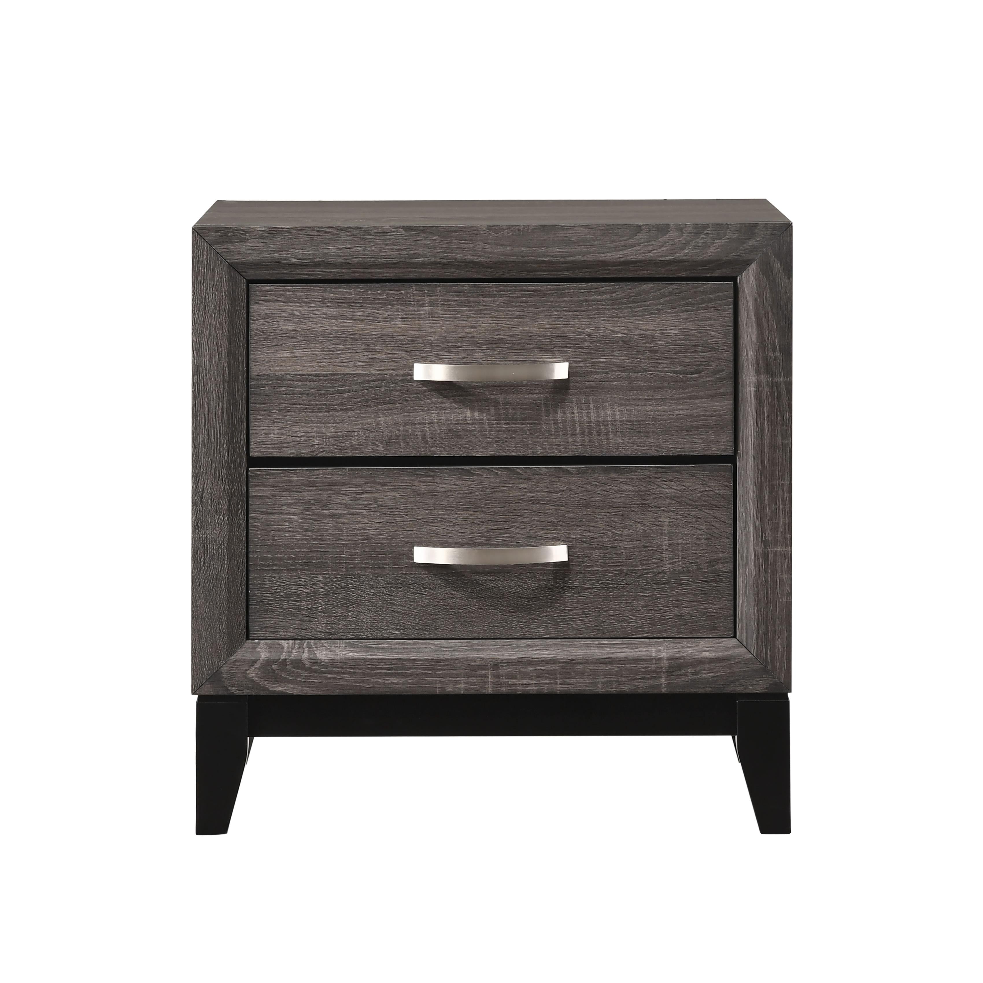 Crown Mark Akerson 2-Drawer Nightstand B4620-2