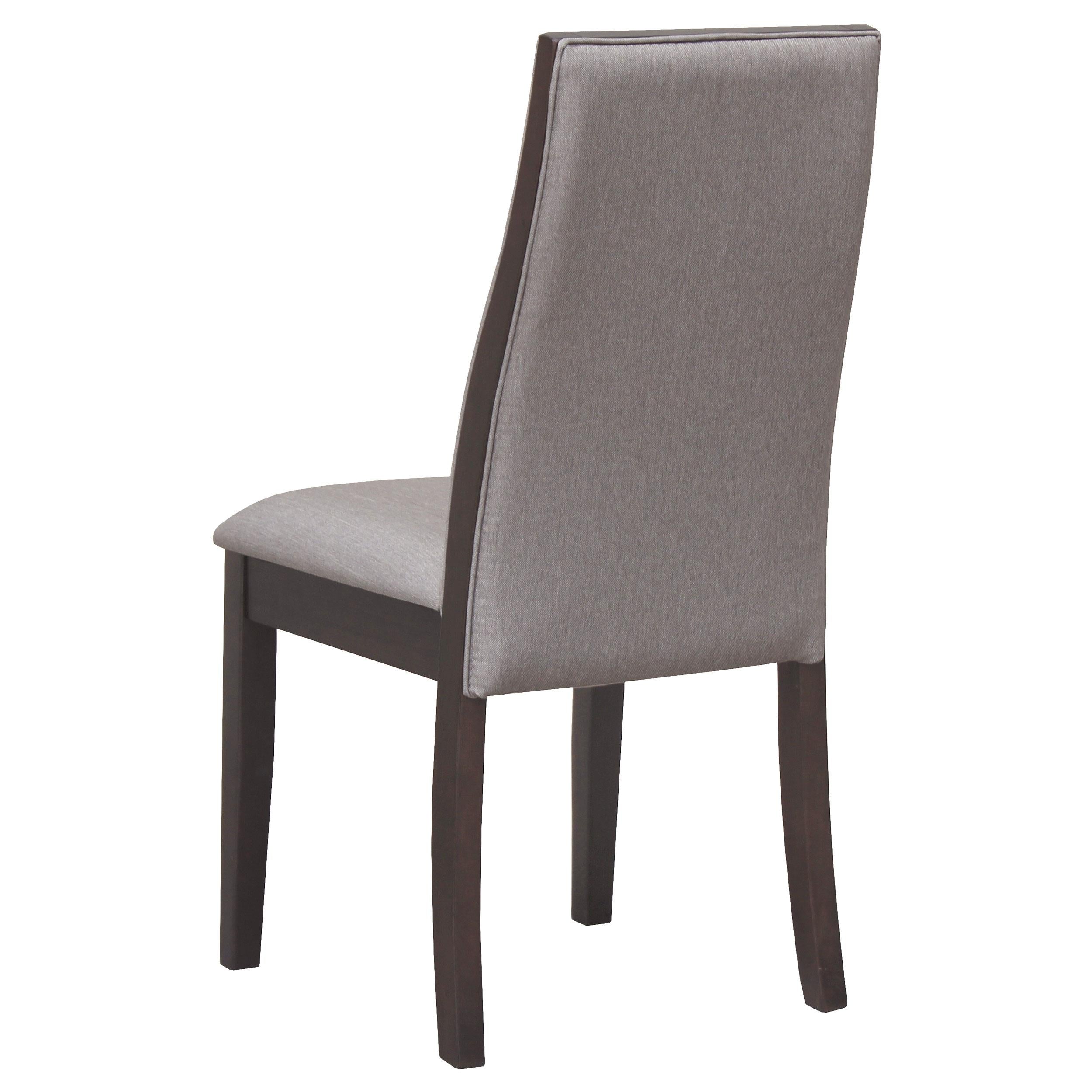 Coaster Furniture Spring Creek 106583 Upholstered Dining Chair - Taupe (Set of 2) - Image 3
