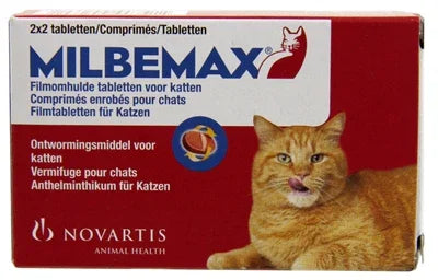 Milbemax Tablet Deworming Cat 2-8Kg 4Tbl – deworming for cats from 2 to 8 kg