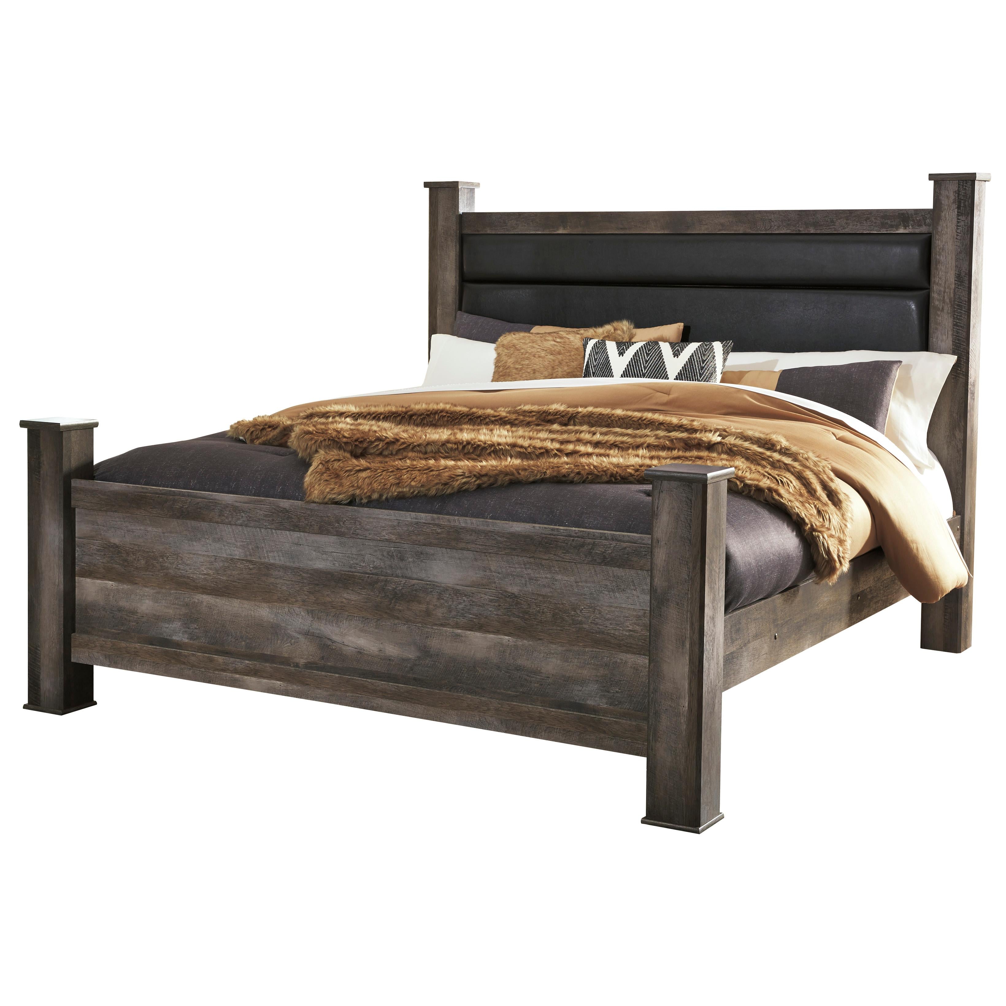 Signature Design by Ashley Wynnlow King Poster Bed B440-68/B440-66/B440-62/B440-99 - Image 1