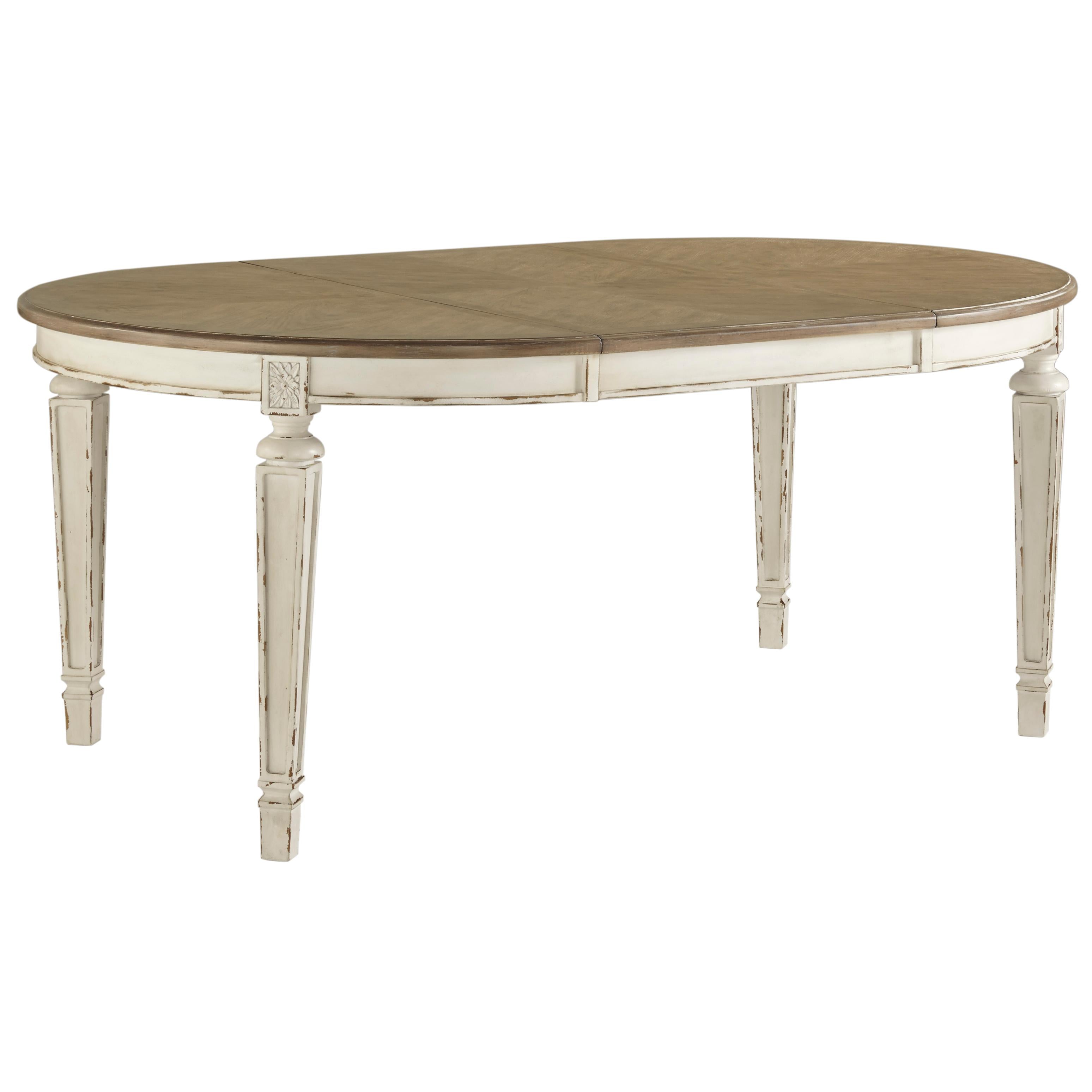 Signature Design by Ashley Oval Realyn Dining Table D743-35 - Image 1
