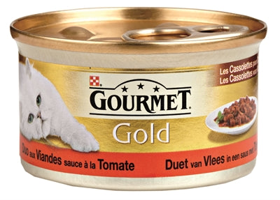 Gourmet Gold Cassolettes Duet of Meat in Tomato Sauce