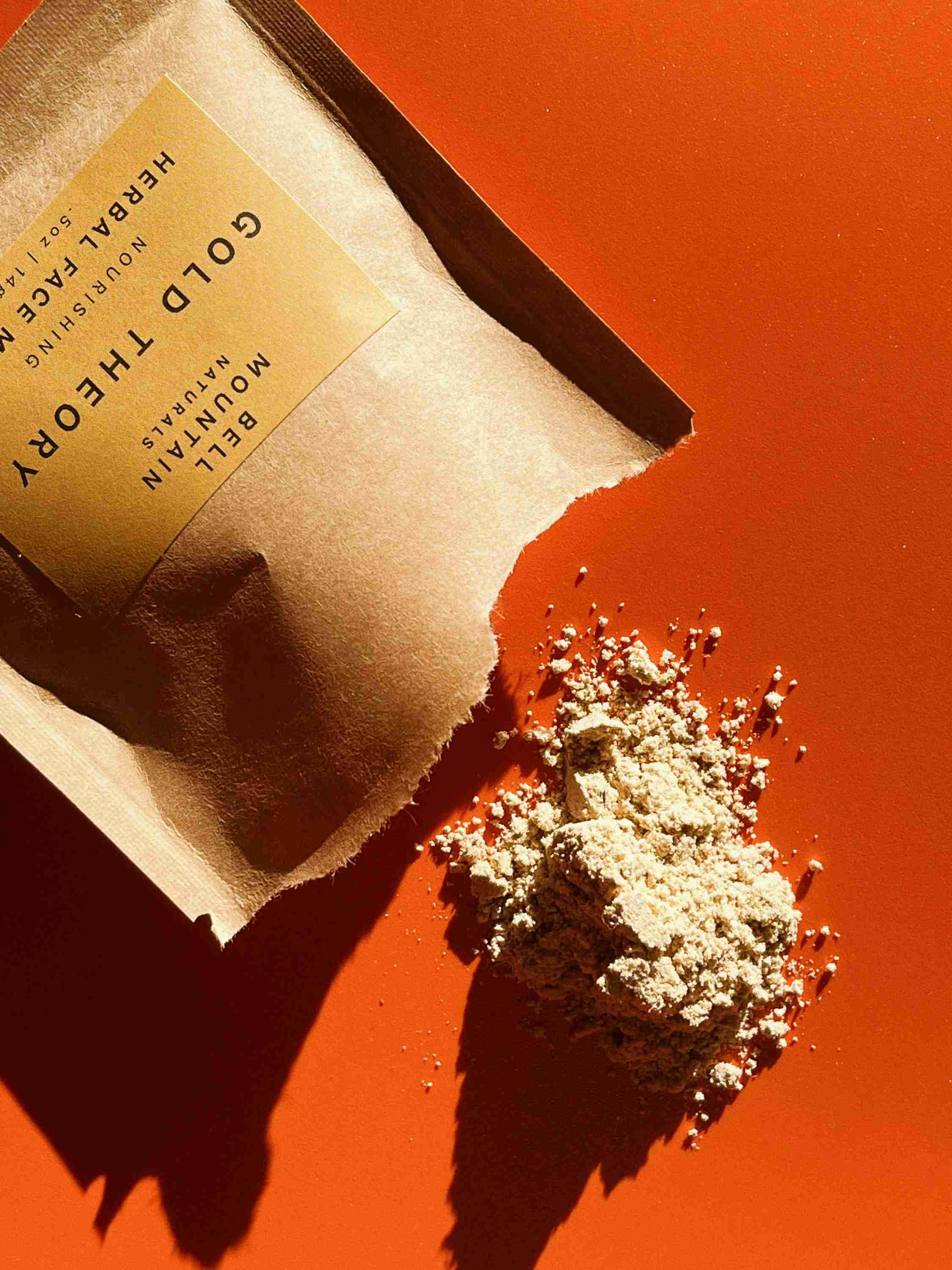 Gold Theory botanical face mask. .5 oz compostable packaging - Image 2