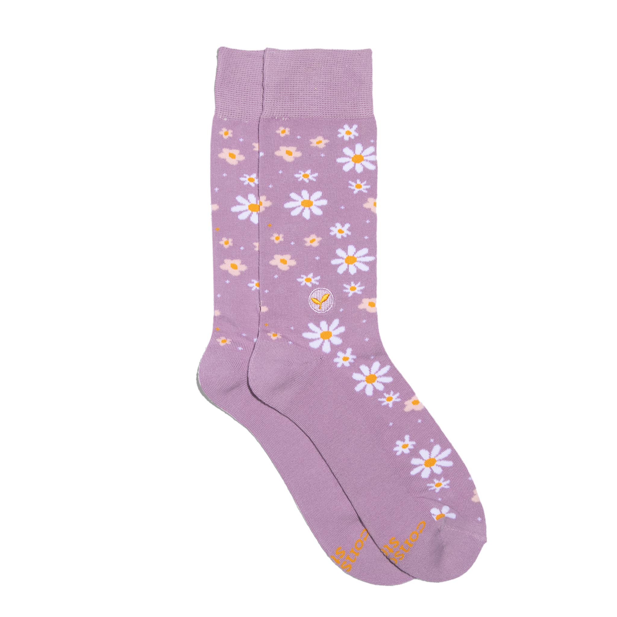 Socks that Plant Trees (Lavender Daisies) - Image 2