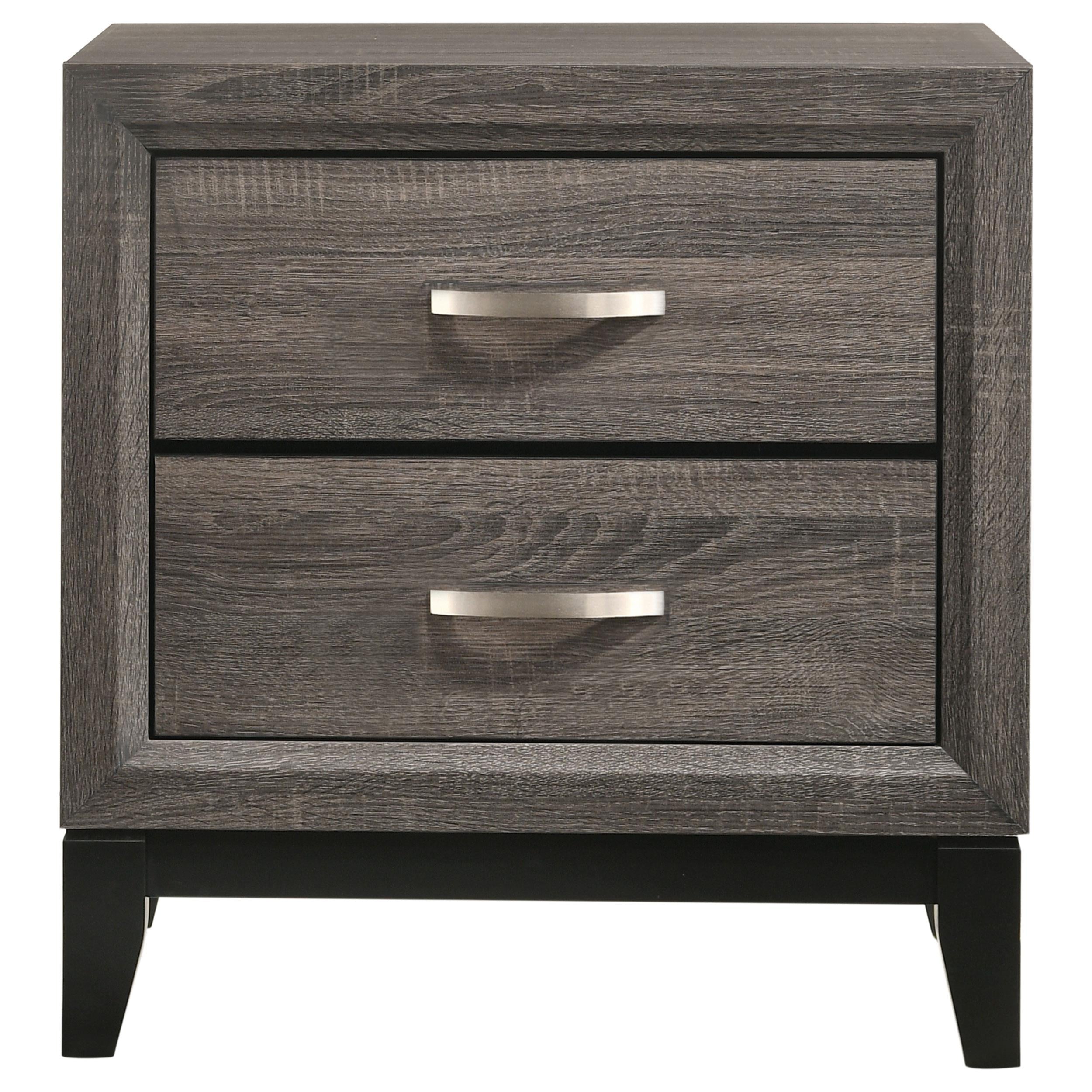 Coaster Furniture Watson 212422 2-Drawer Nightstand - Grey Oak - Image 2