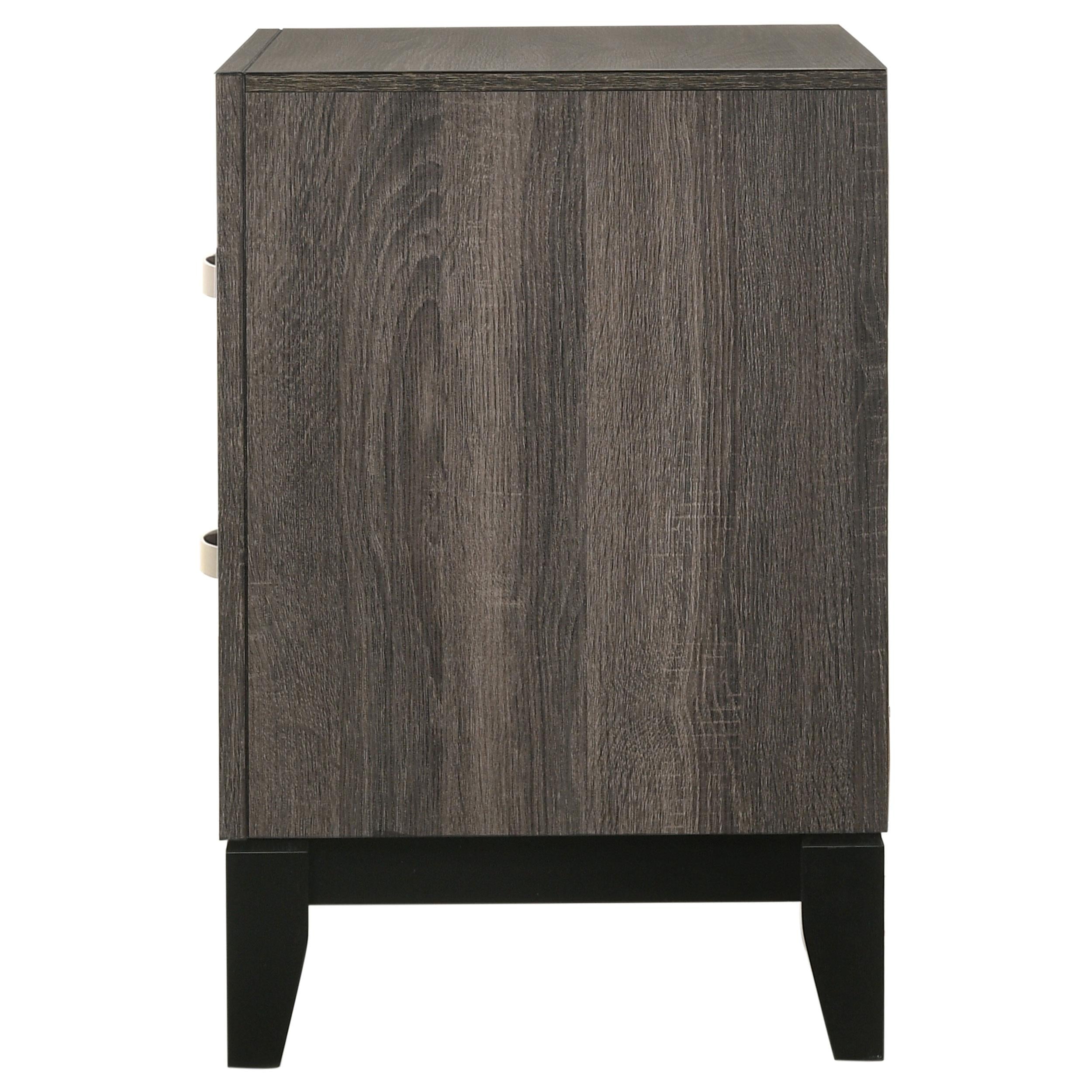Coaster Furniture Watson 212422 2-Drawer Nightstand - Grey Oak - Image 3