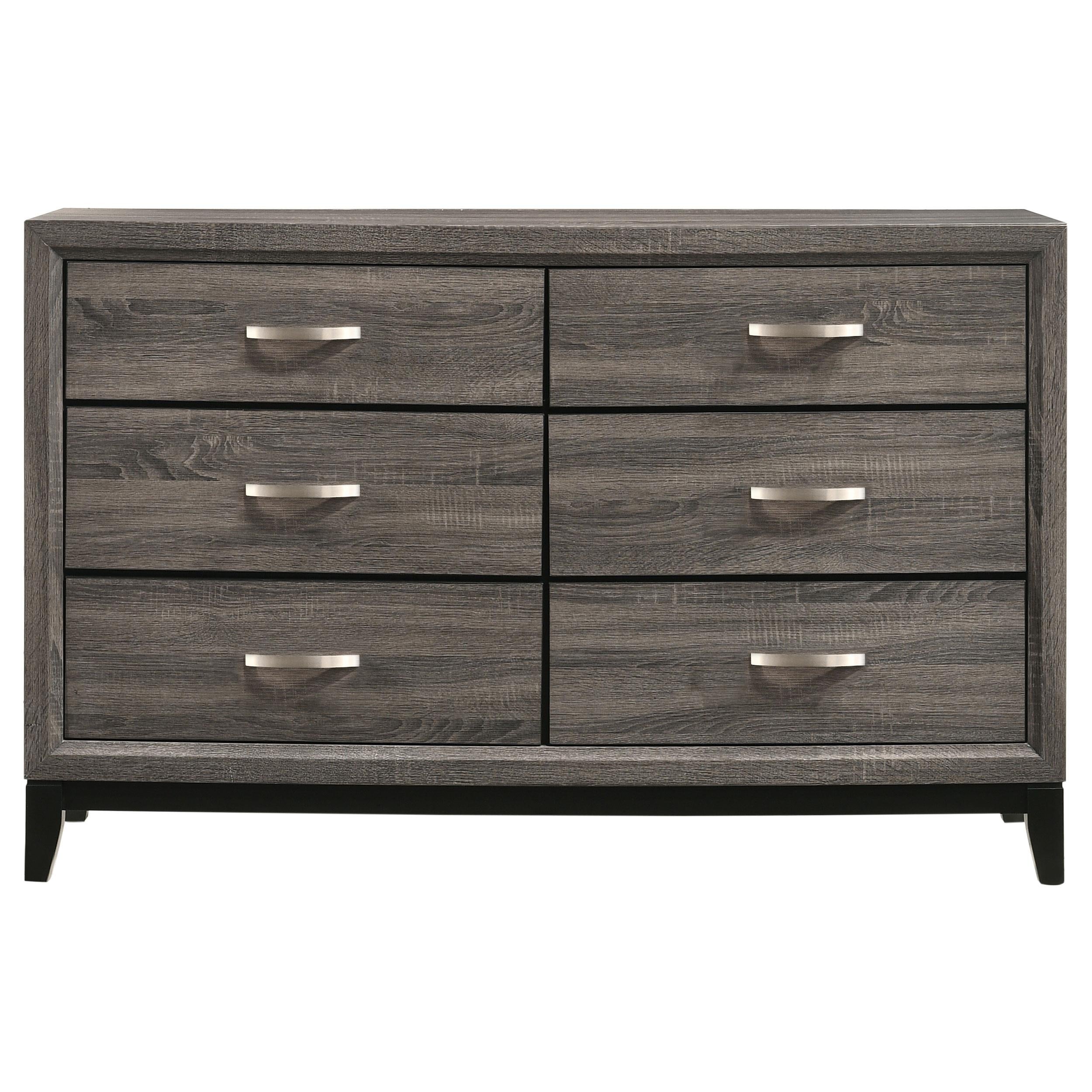 Coaster Furniture Watson 212423 6-Drawer Dresser - Grey Oak - Image 2