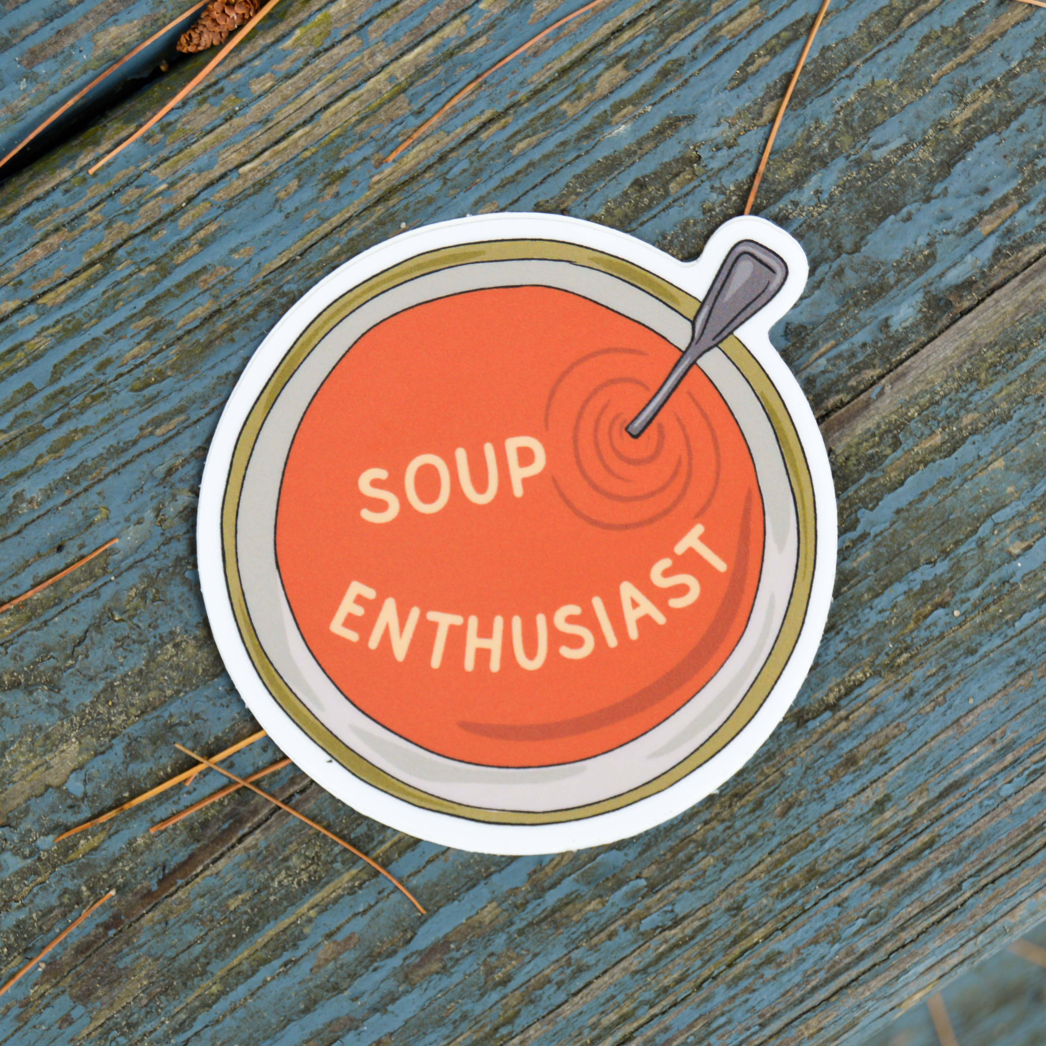 Soup Enthusiast Sticker - Image 2