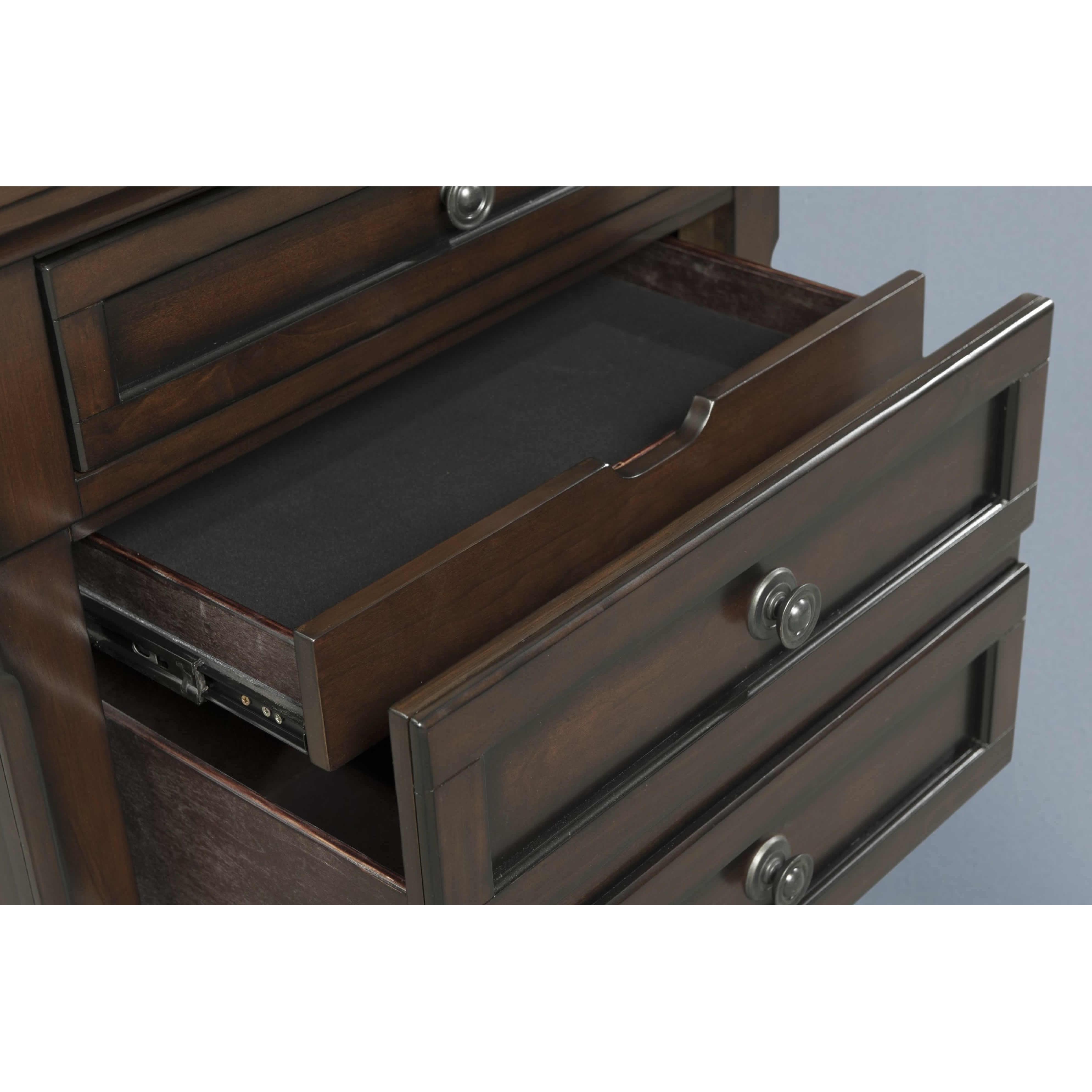 Elements International Kingston 3-Drawer Nightstand KT600NS - Image 3