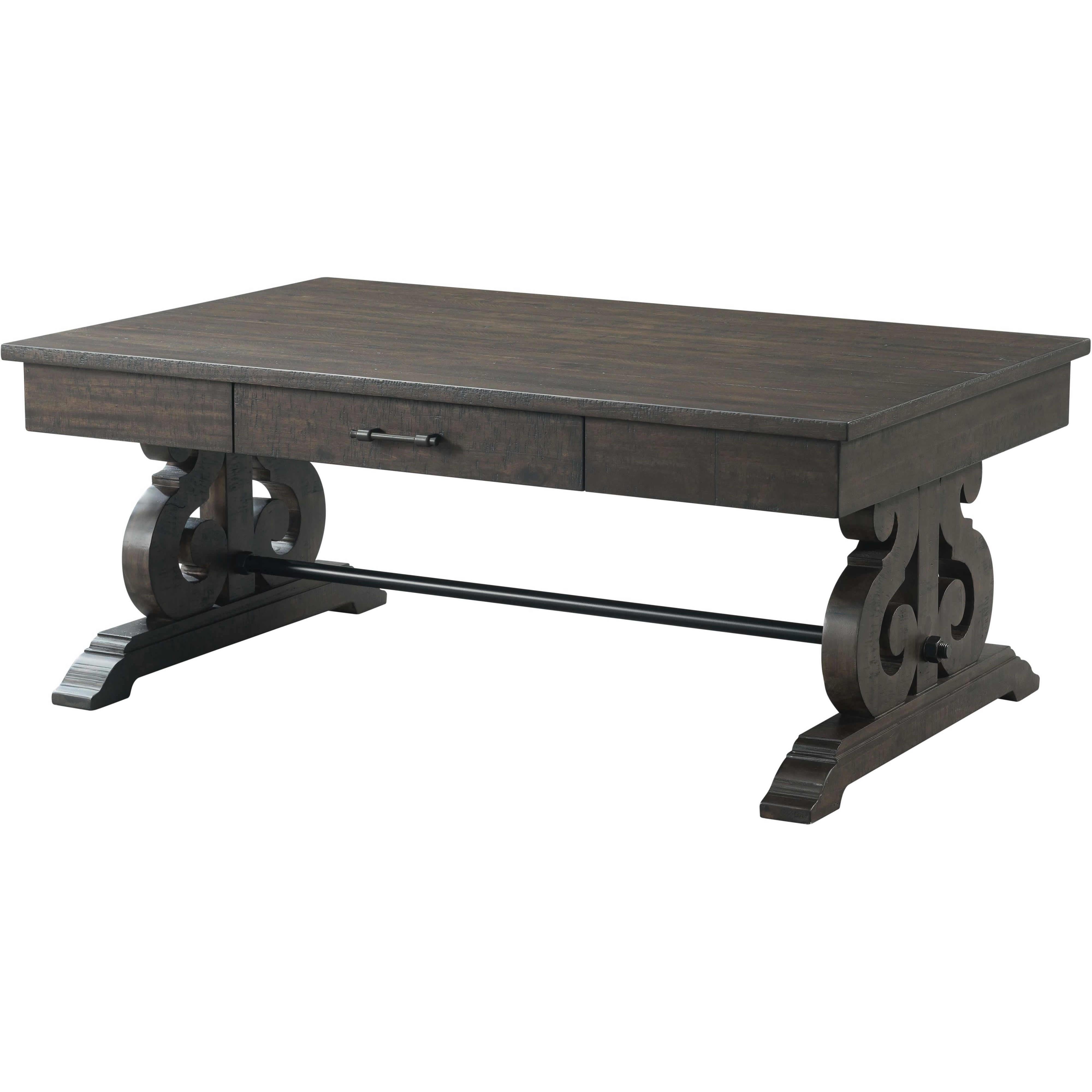 Elements International Stone Coffee Table TST100CT - Image 1