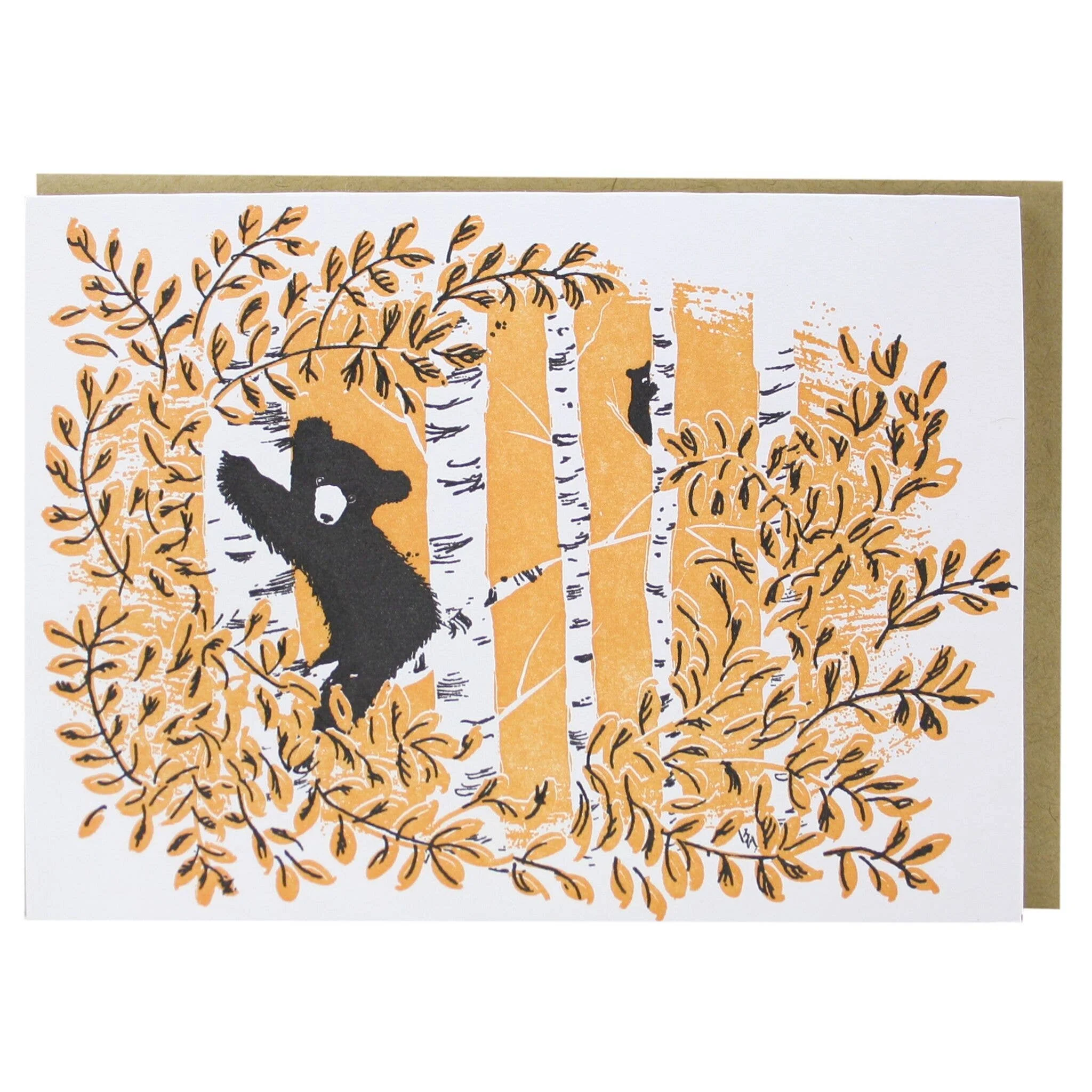 E.B. Goodale Notecard - Bear - Image 1