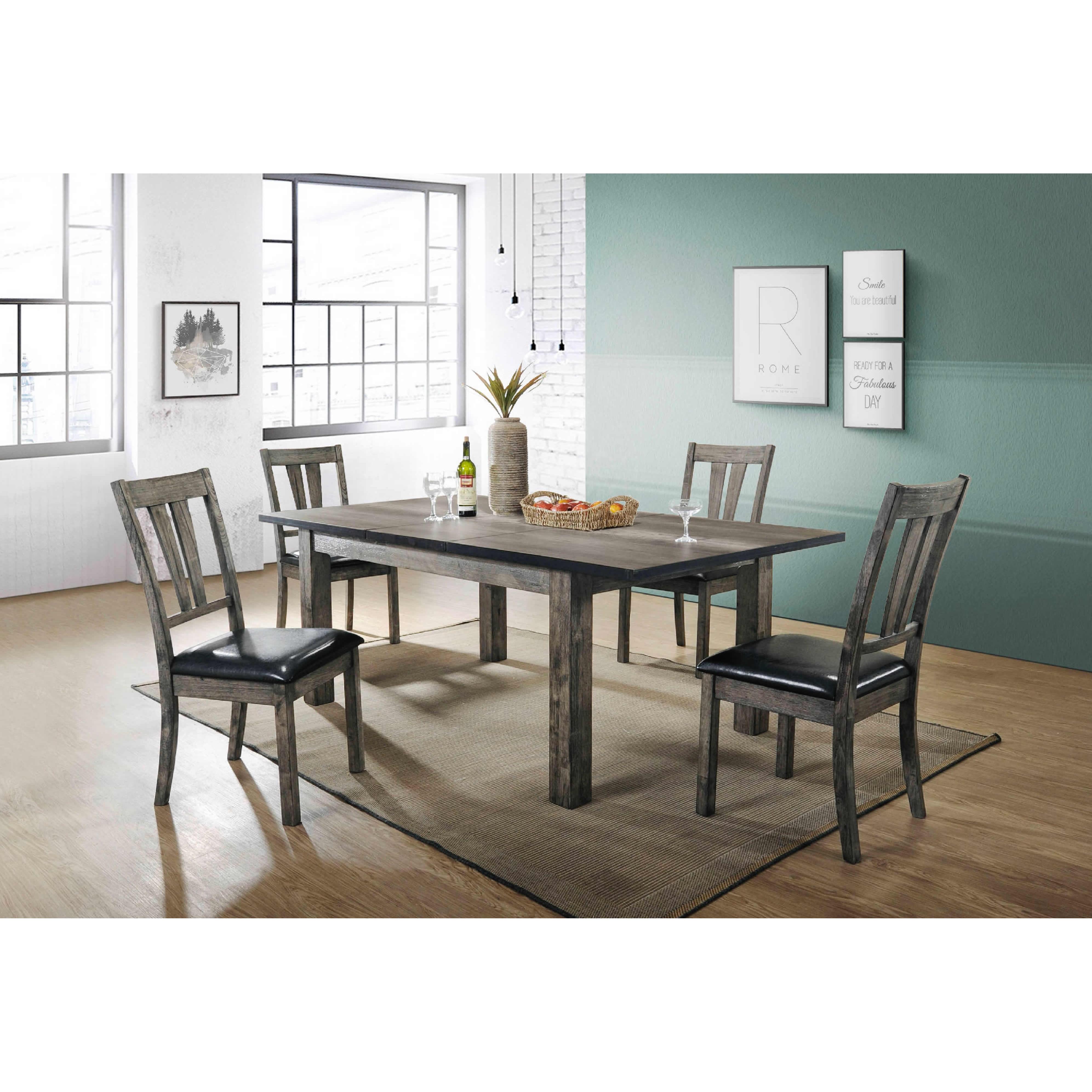 Elements International Nathan Dining Chair DNH100SCPVS - Image 3